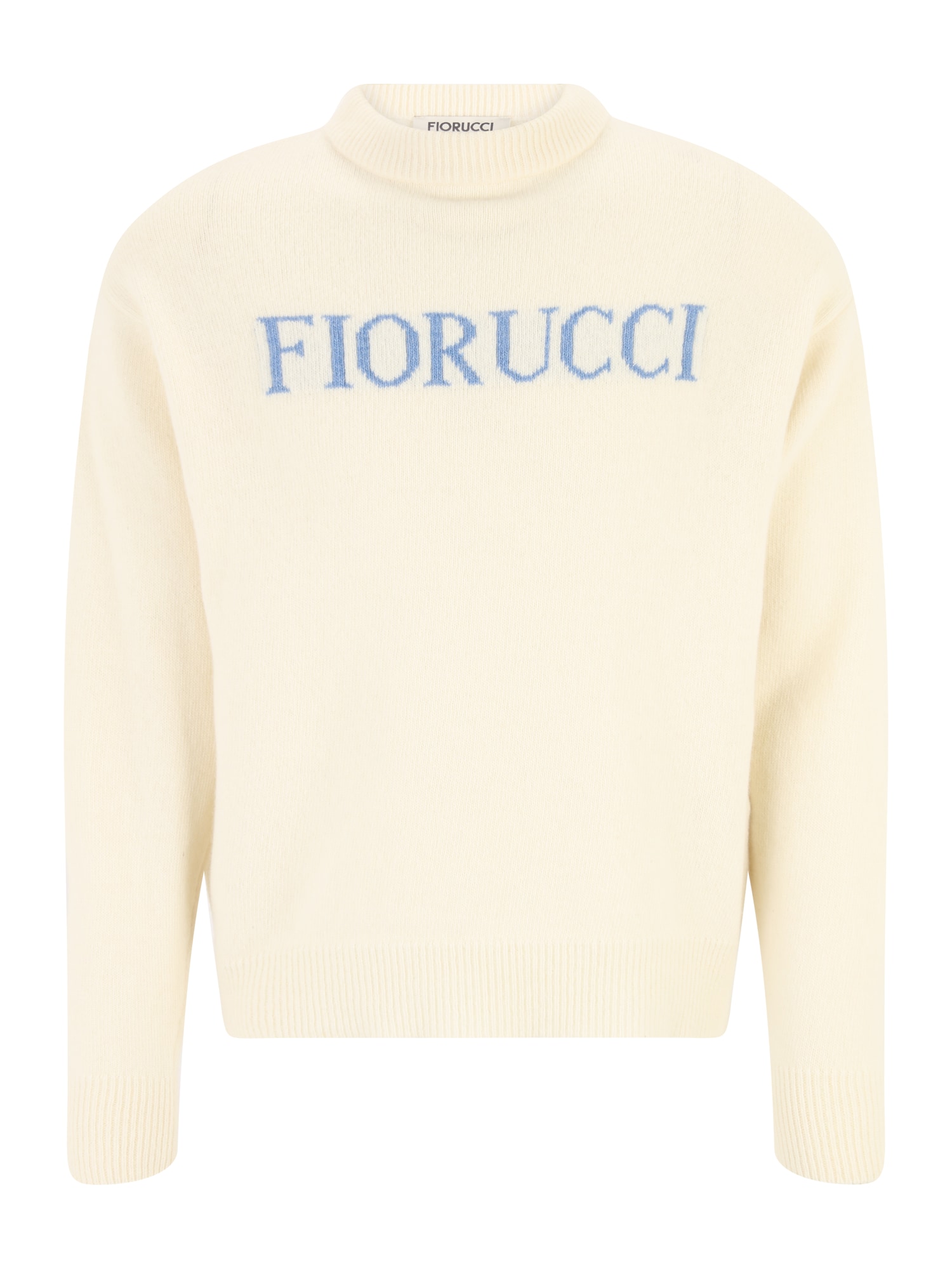 Fiorucci Пуловер 'Heritage'  светлосиньо / бяло