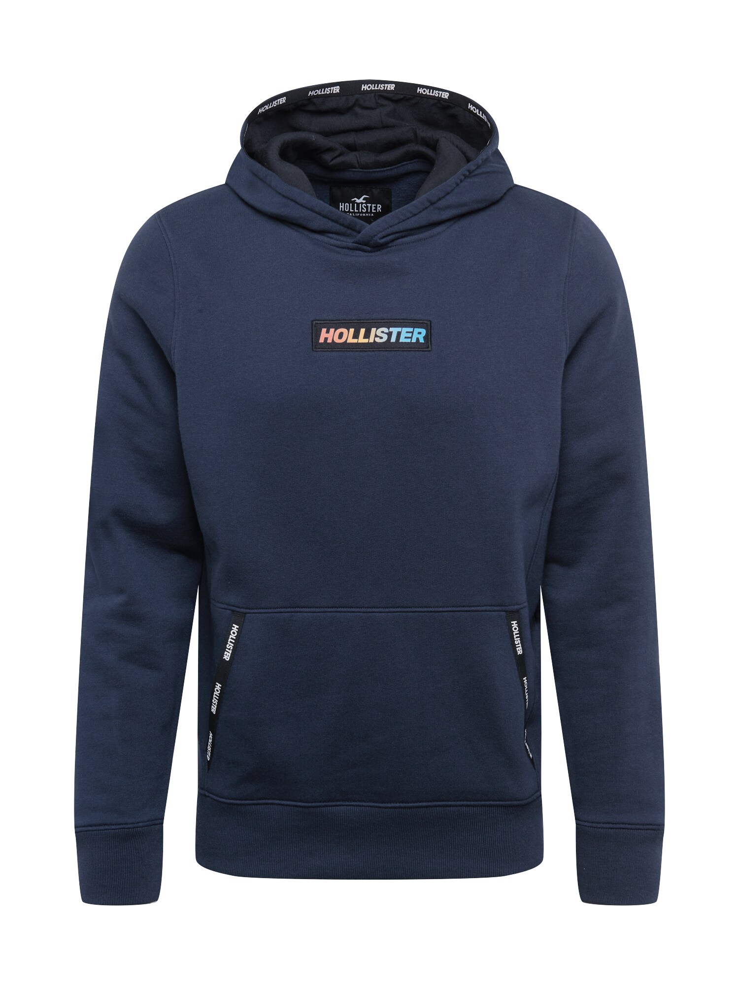HOLLISTER Megztinis be užsegimo  tamsiai mėlyna / mišrios spalvos