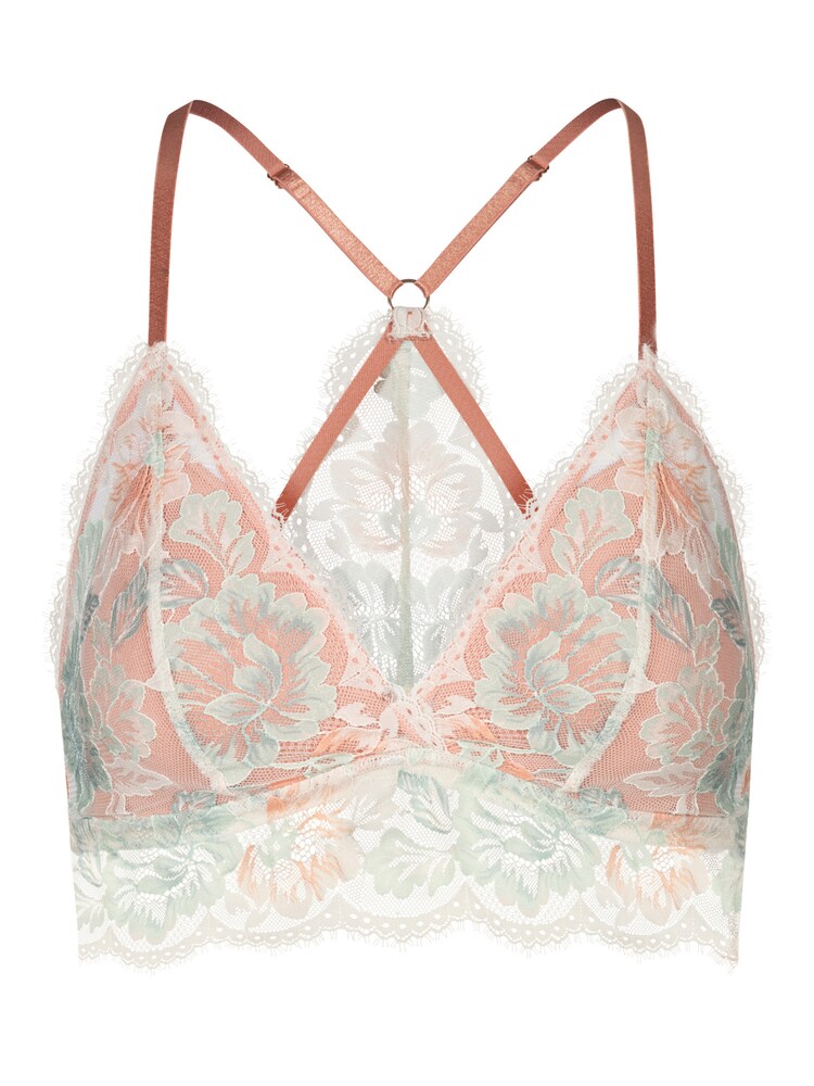 Mey BH 'Poetry Vogue' Damen Größe 80 smaragd / pastellgrün / lachs / weiß Winterschuhe