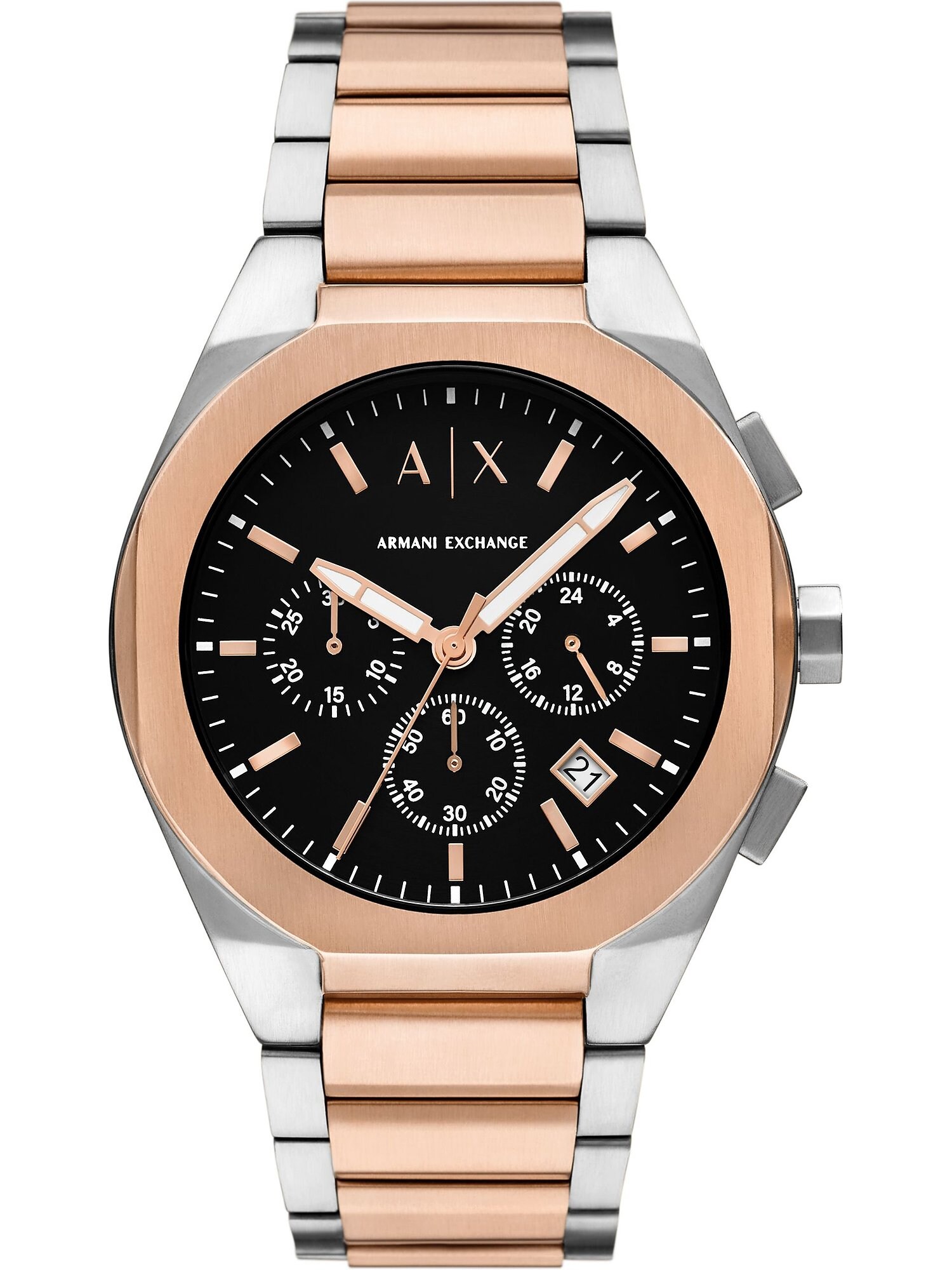 ARMANI EXCHANGE Ceas analogic AX4180  auriu - roz / negru / argintiu / alb