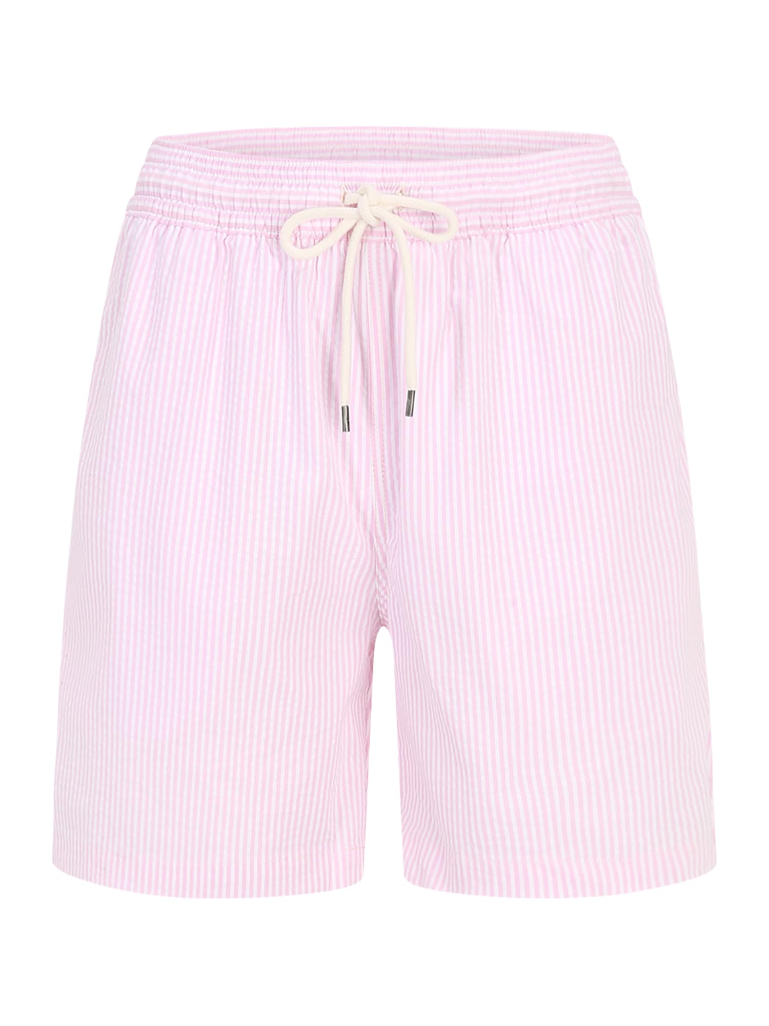 Polo Ralph Lauren Kratke kopalne hlače 'Traveler'  roza / bela
