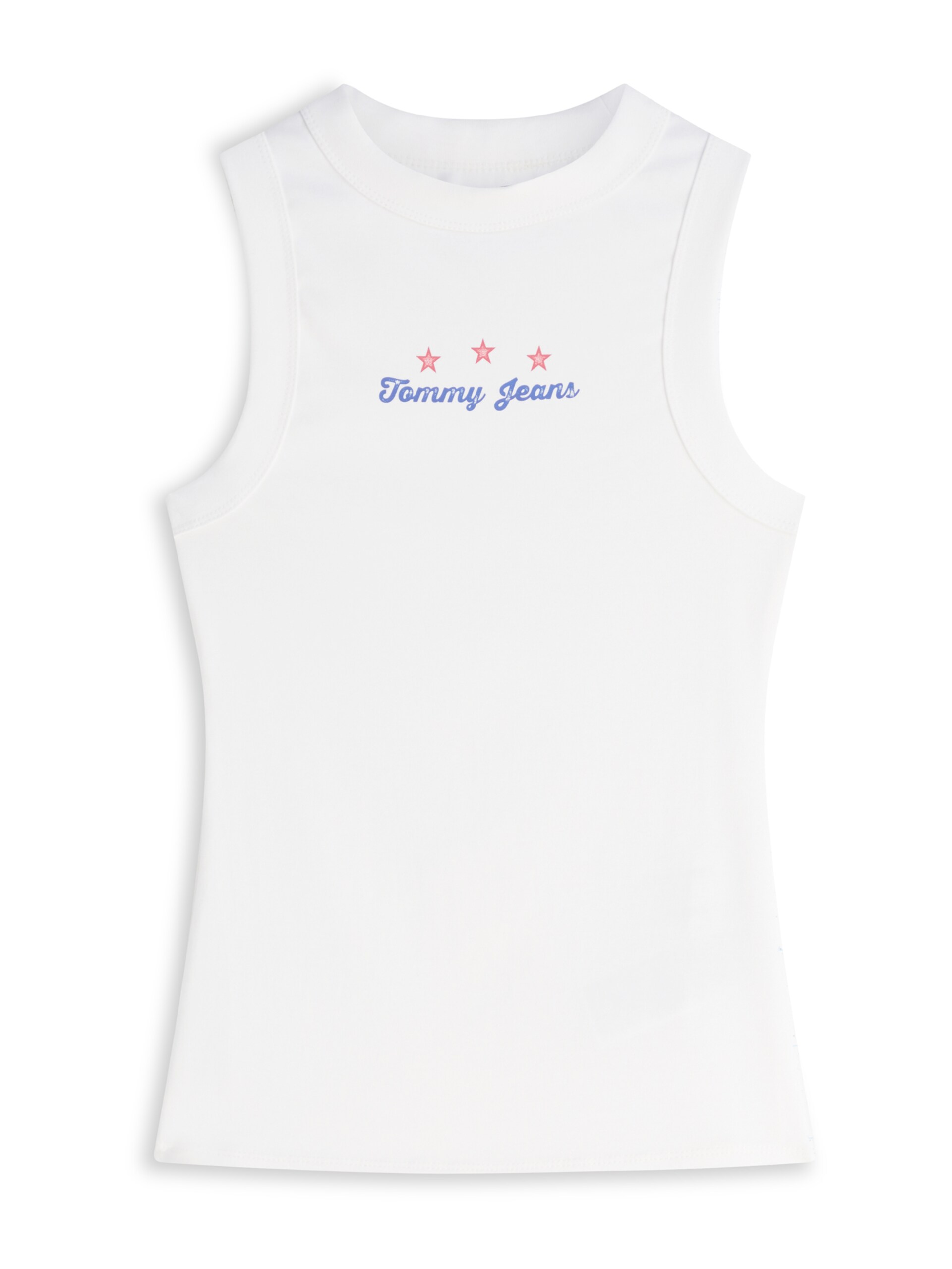 TOMMY JEANS Topp 'Logo Slim Tank' royalblå / melon herr
