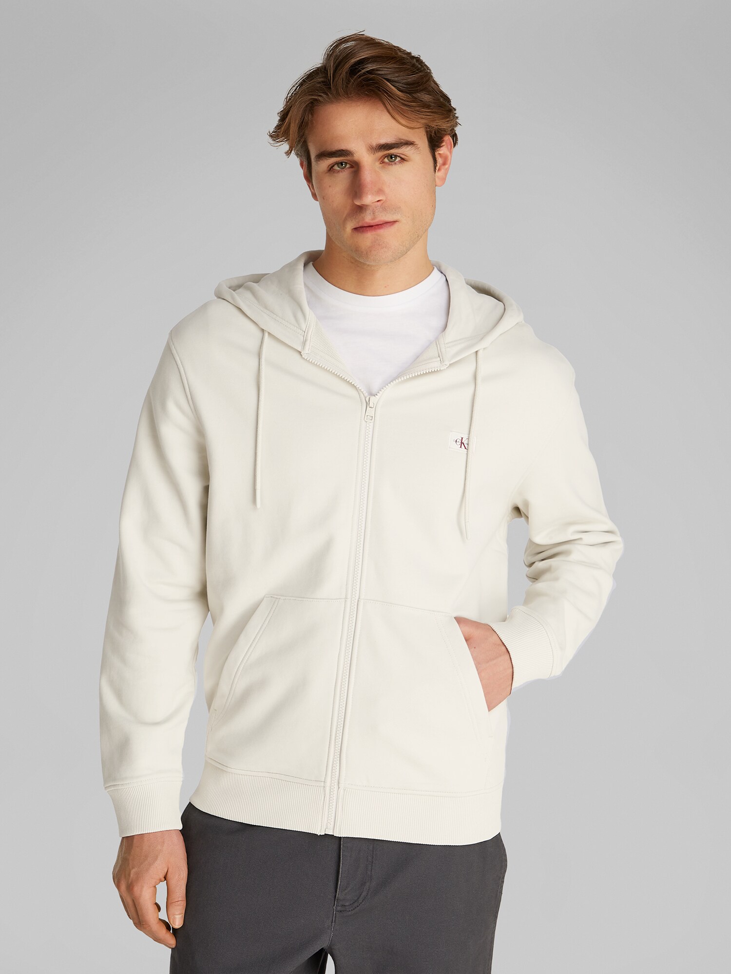 Calvin Klein Jeans Tréning dzseki  fehér termék 2. képe