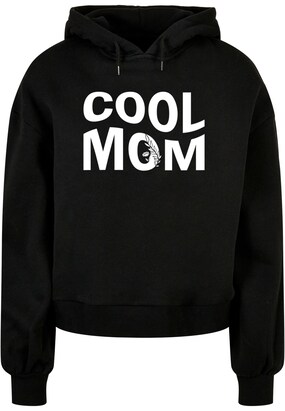 Merchcode Sweatshirt ‘Mothers Day – Cool Mom’ Zwart / Wit