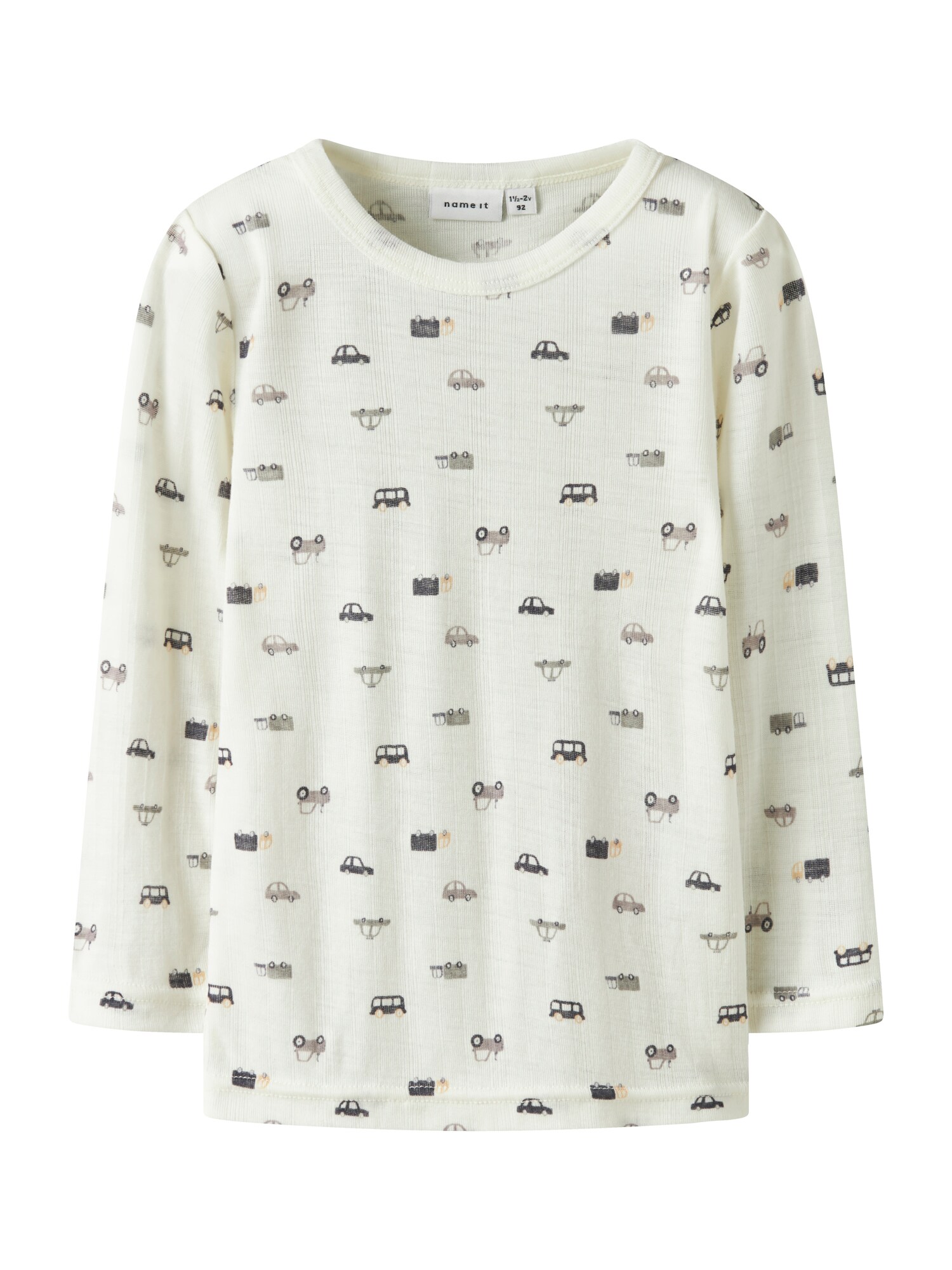 NAME IT Tricou NMMWang  gri / negru / alb