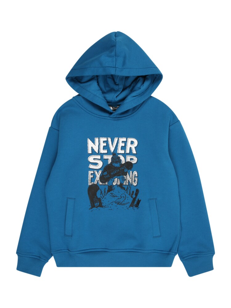 THE NORTH FACE Sportsweatshirt Jungen Größe 124/130 blau / schwarz / weiß