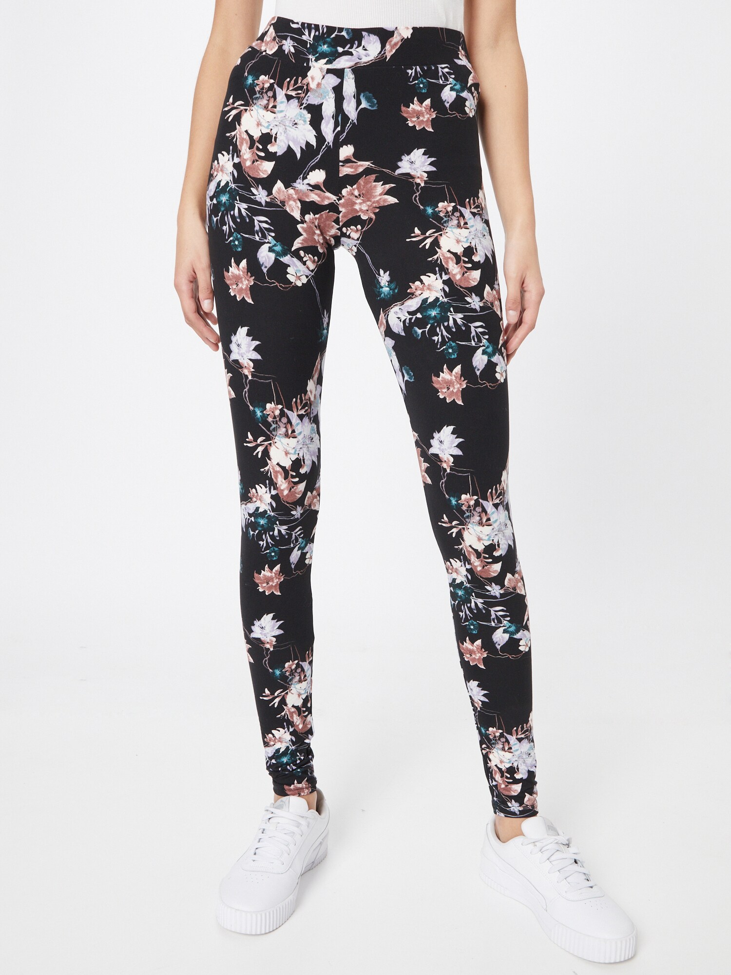 Urban Classics Leggings  barna / szürke / benzin / fekete termék 2. képe