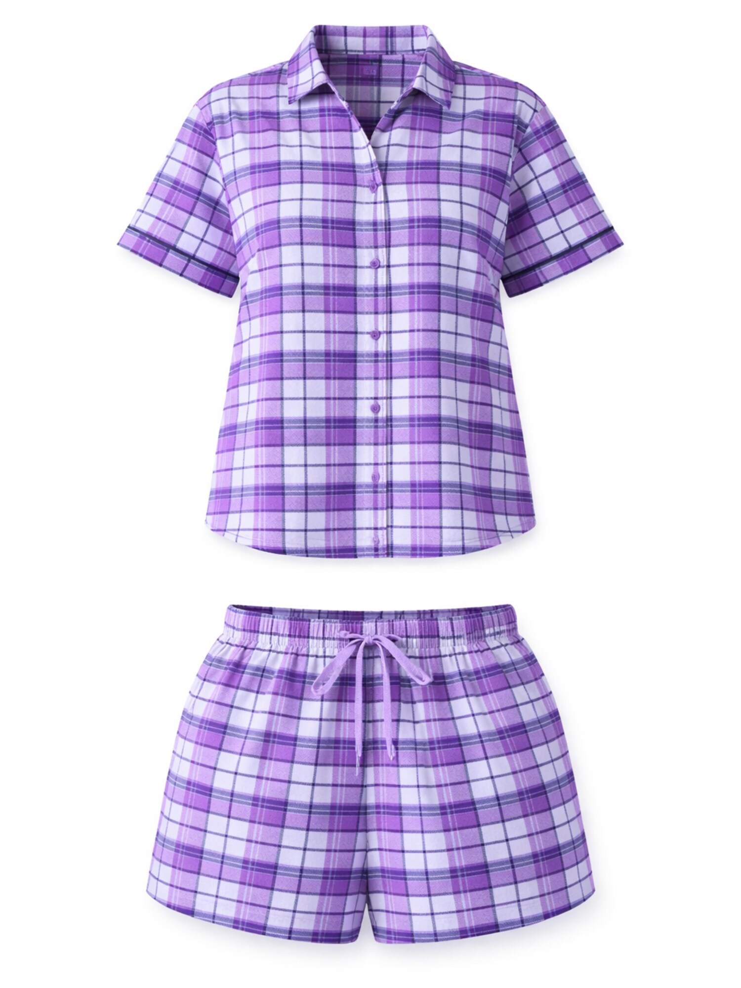 LEAFLETIC Pijama  lila moteado