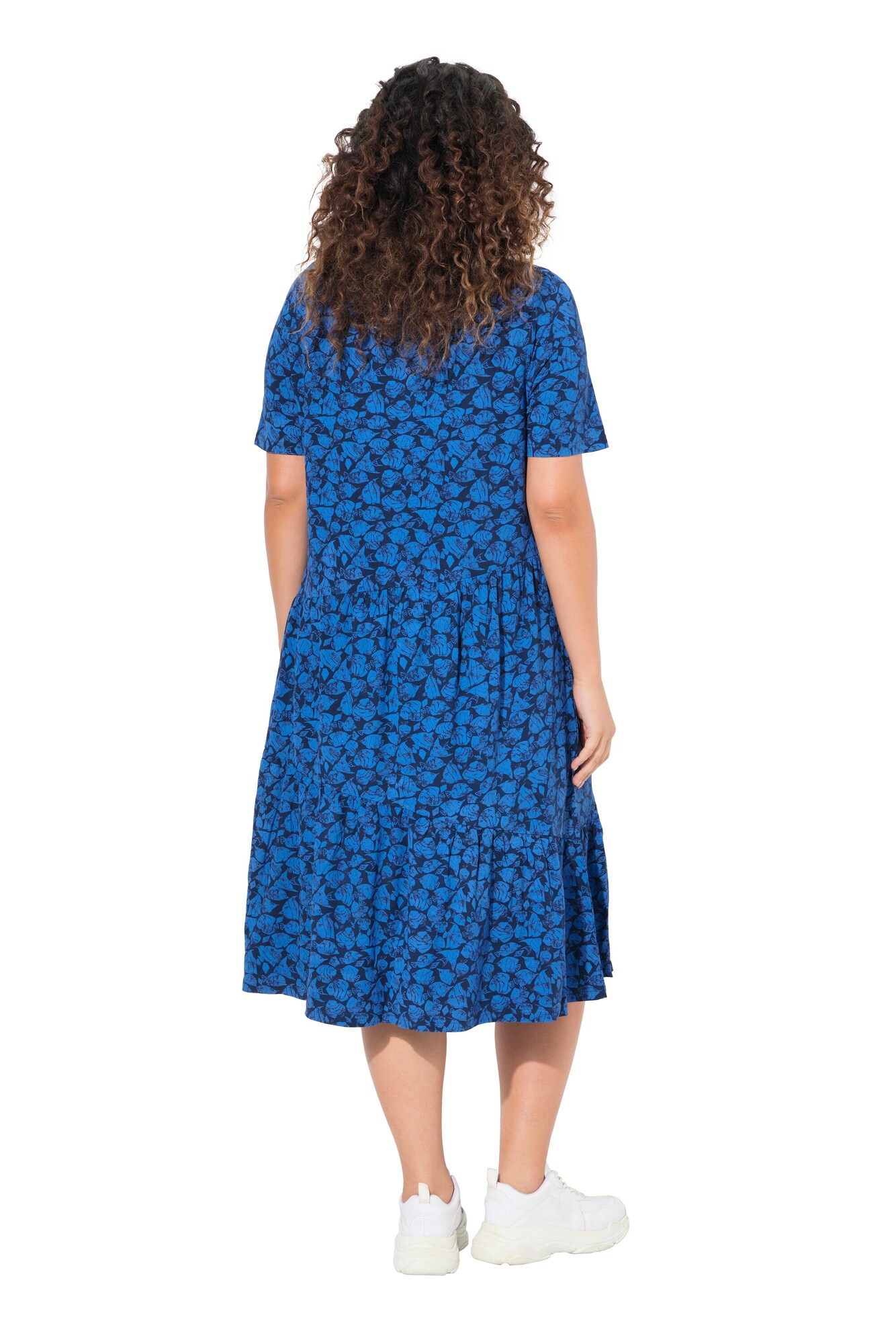 Ulla Popken Oversize šaty tmavomodrá / azúrová (obrázok 3)