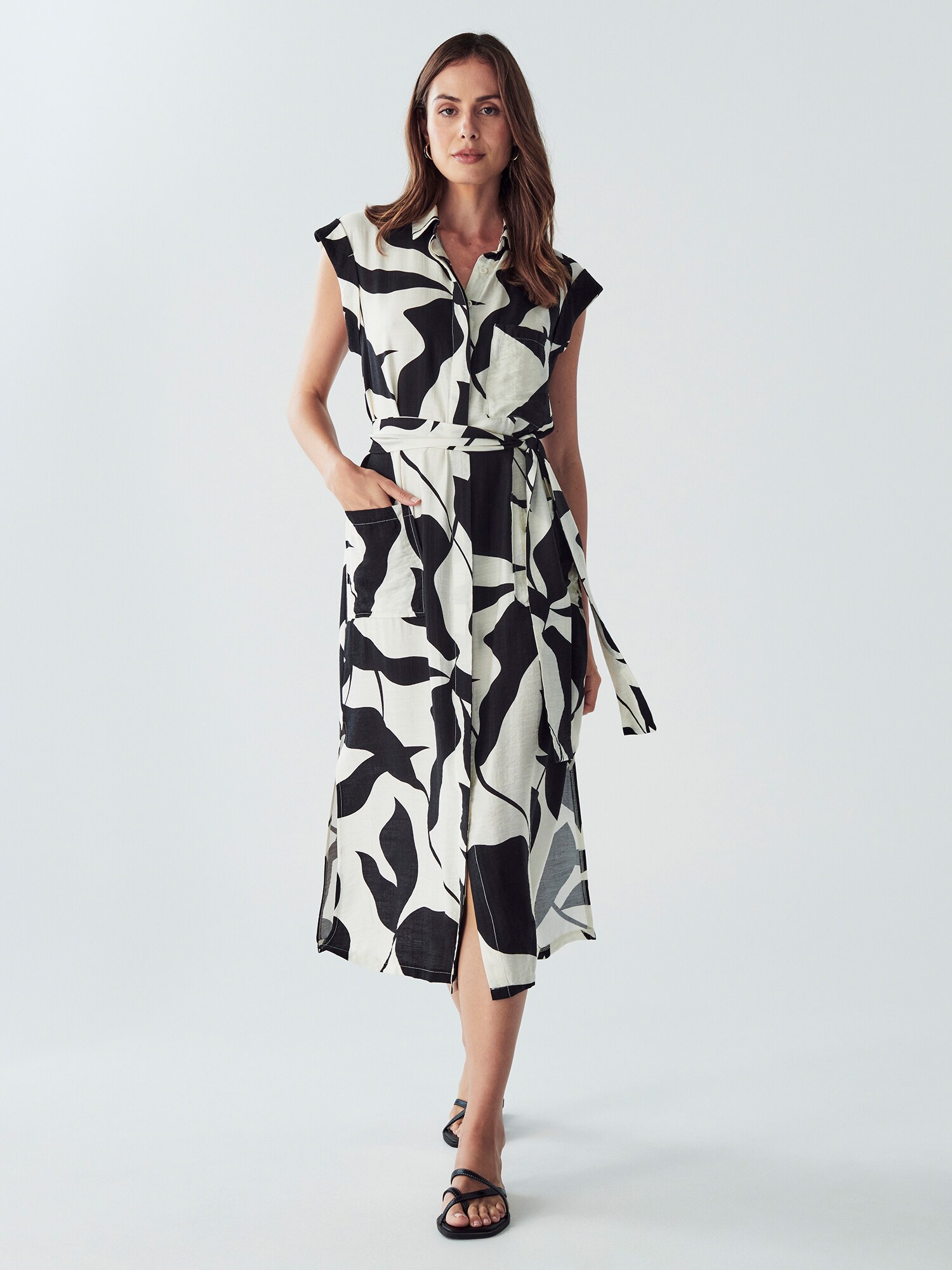 Willa Rochie tip bluză KOBE  negru / alb