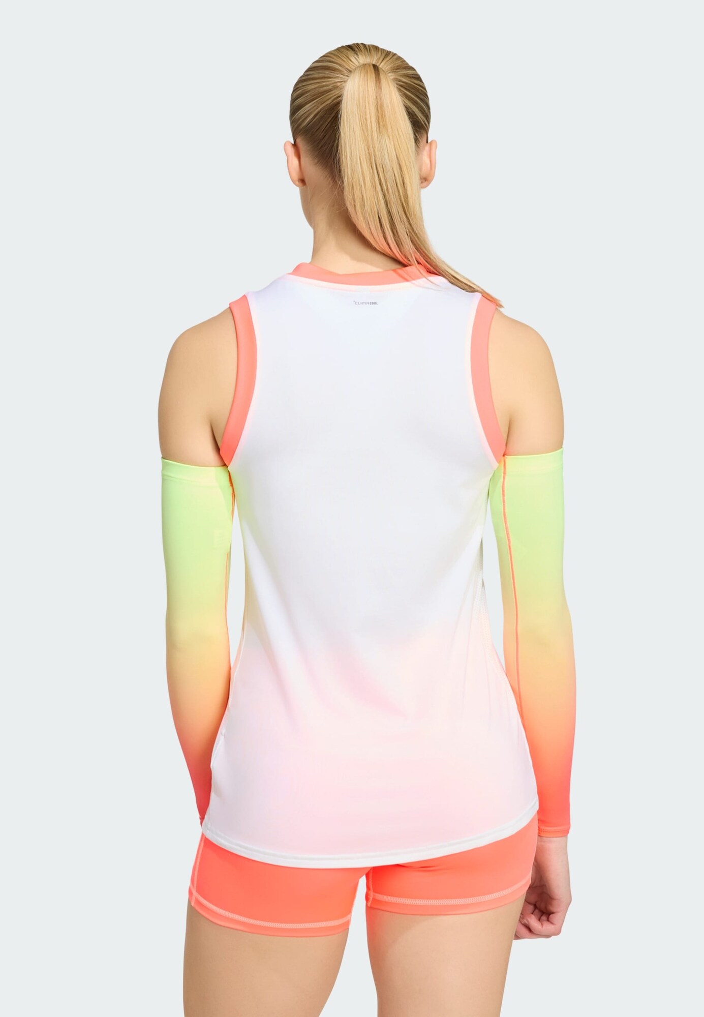 ADIDAS PERFORMANCE Top deportivo 'Quickset' albaricique / blanco – imagen 3