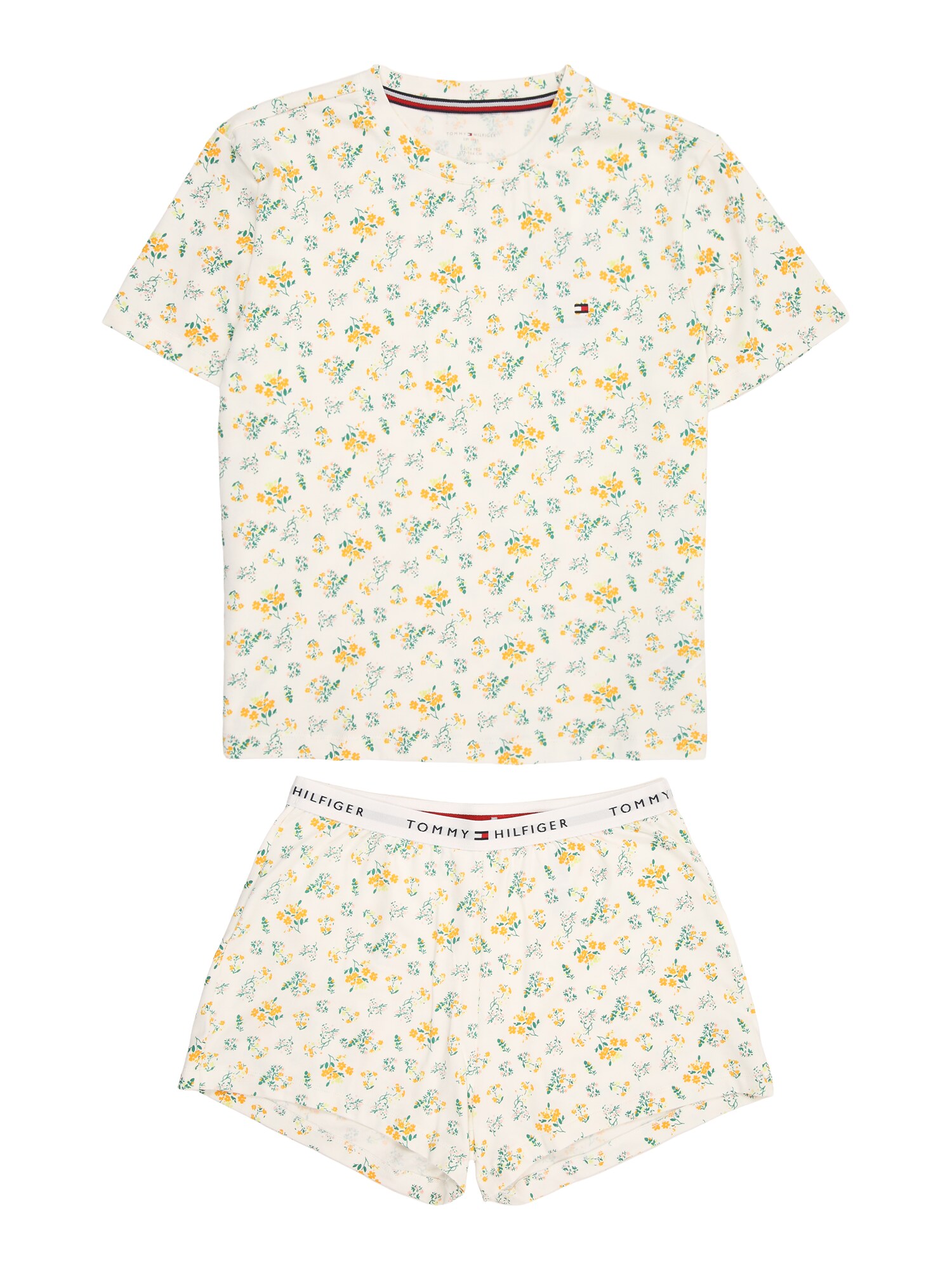 Tommy Hilfiger Underwear Pijamale  bej / galben / verde