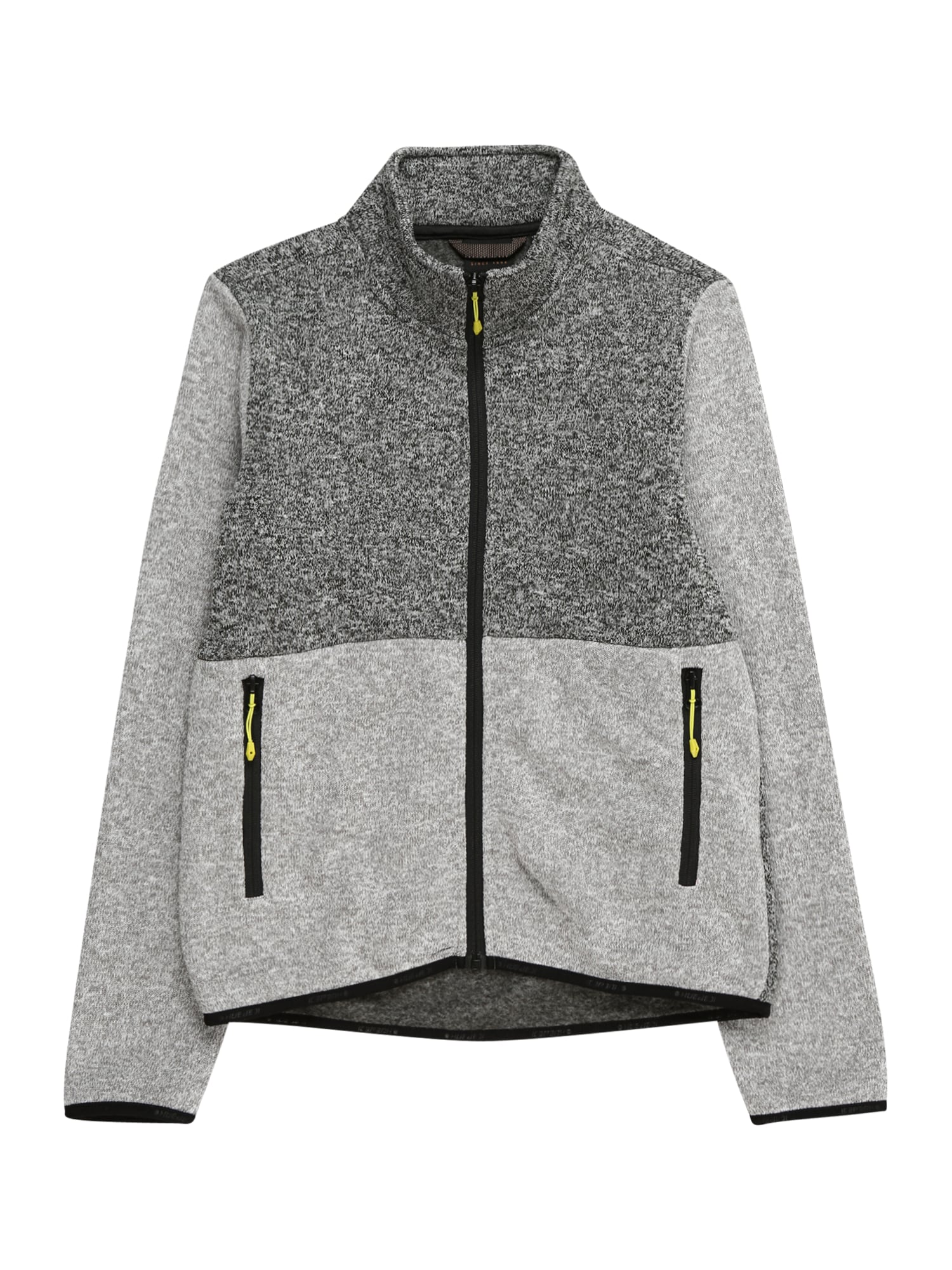 ICEPEAK Jachetă  fleece funcțională  gri / gri metalic / negru