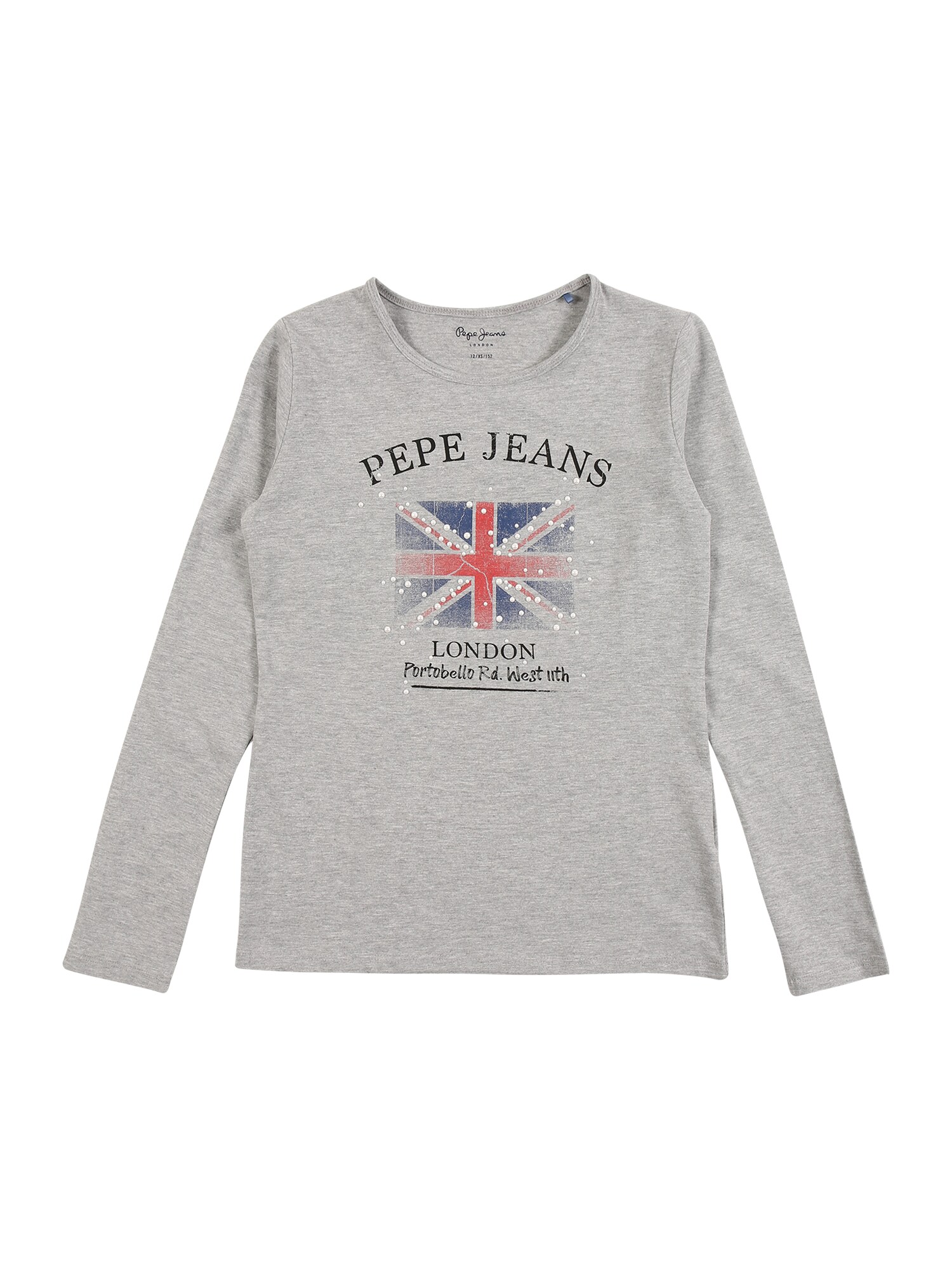 Pepe Jeans Marškinėliai 'Vera'  pilka / melionų spalva / tamsiai mėlyna / juoda