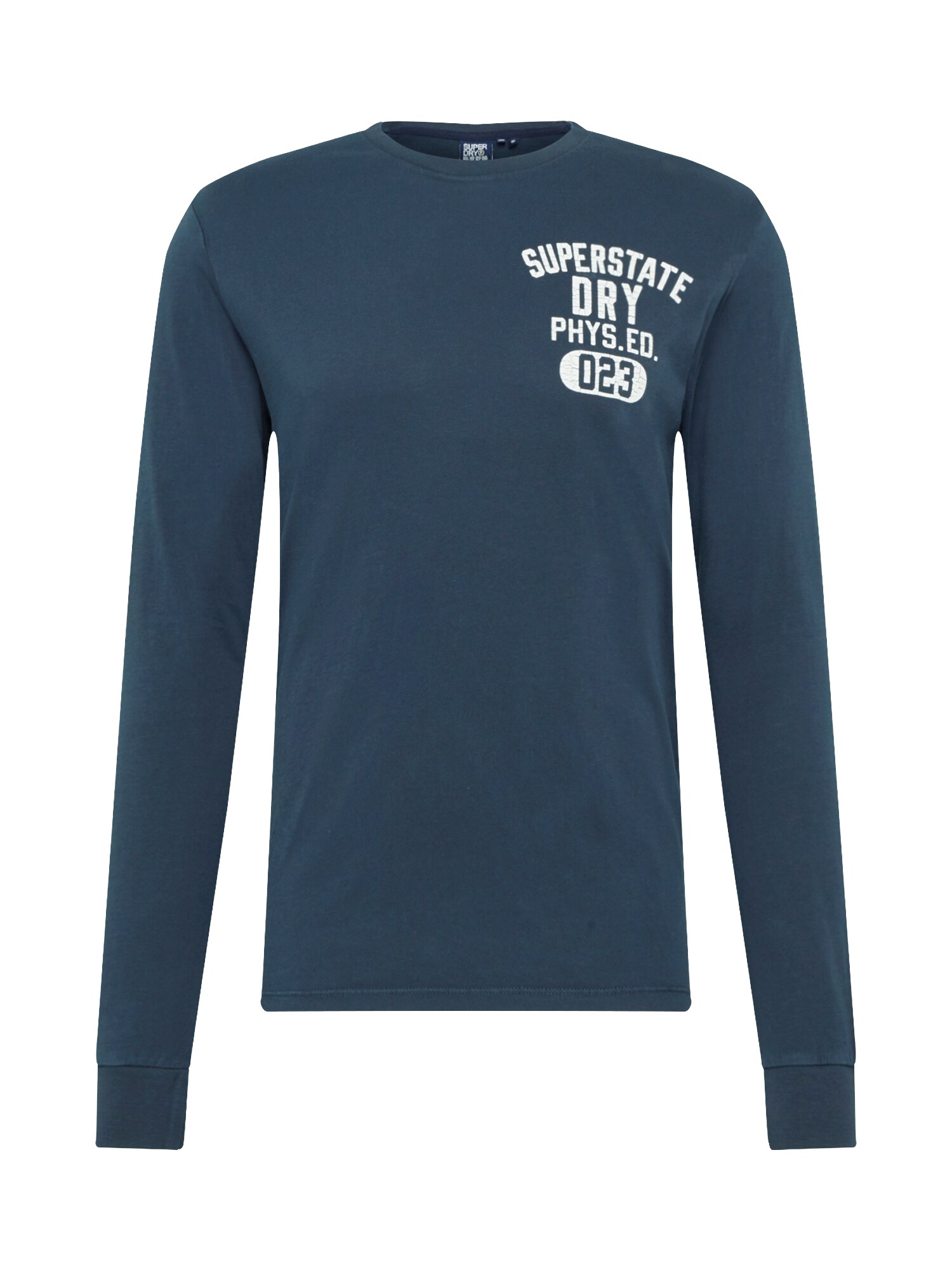 Superdry Marškinėliai  tamsiai mėlyna / balta
