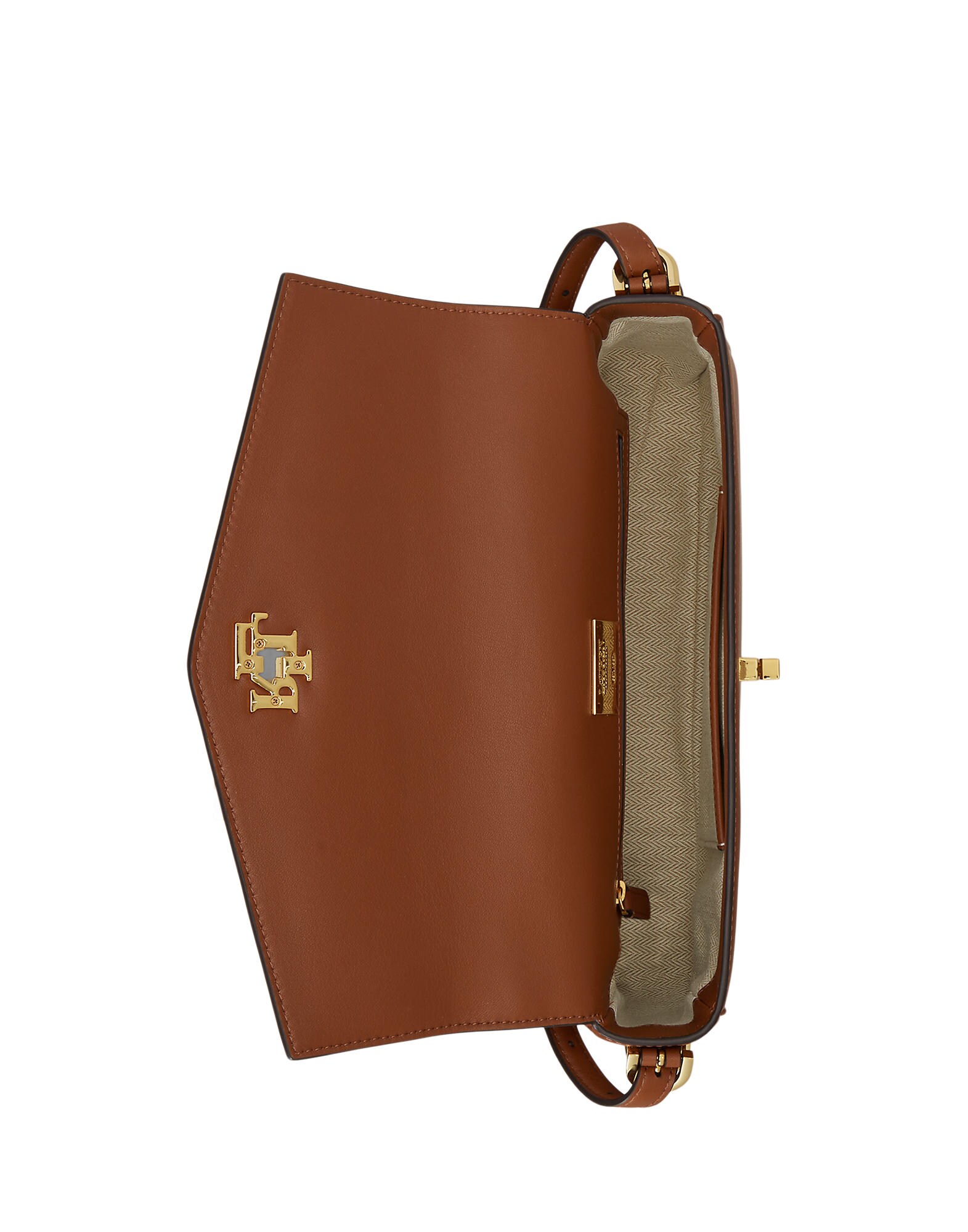 Lauren Ralph Lauren Bolso de hombro cognac – imagen 11