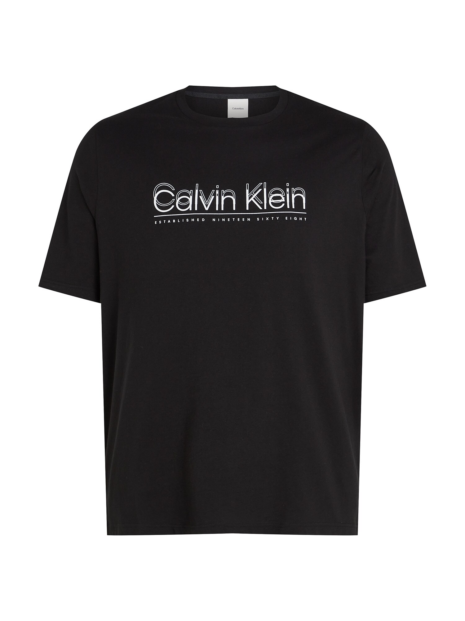 Calvin Klein Big & Tall Póló  kő / fekete / fehér akciós termékkép 1