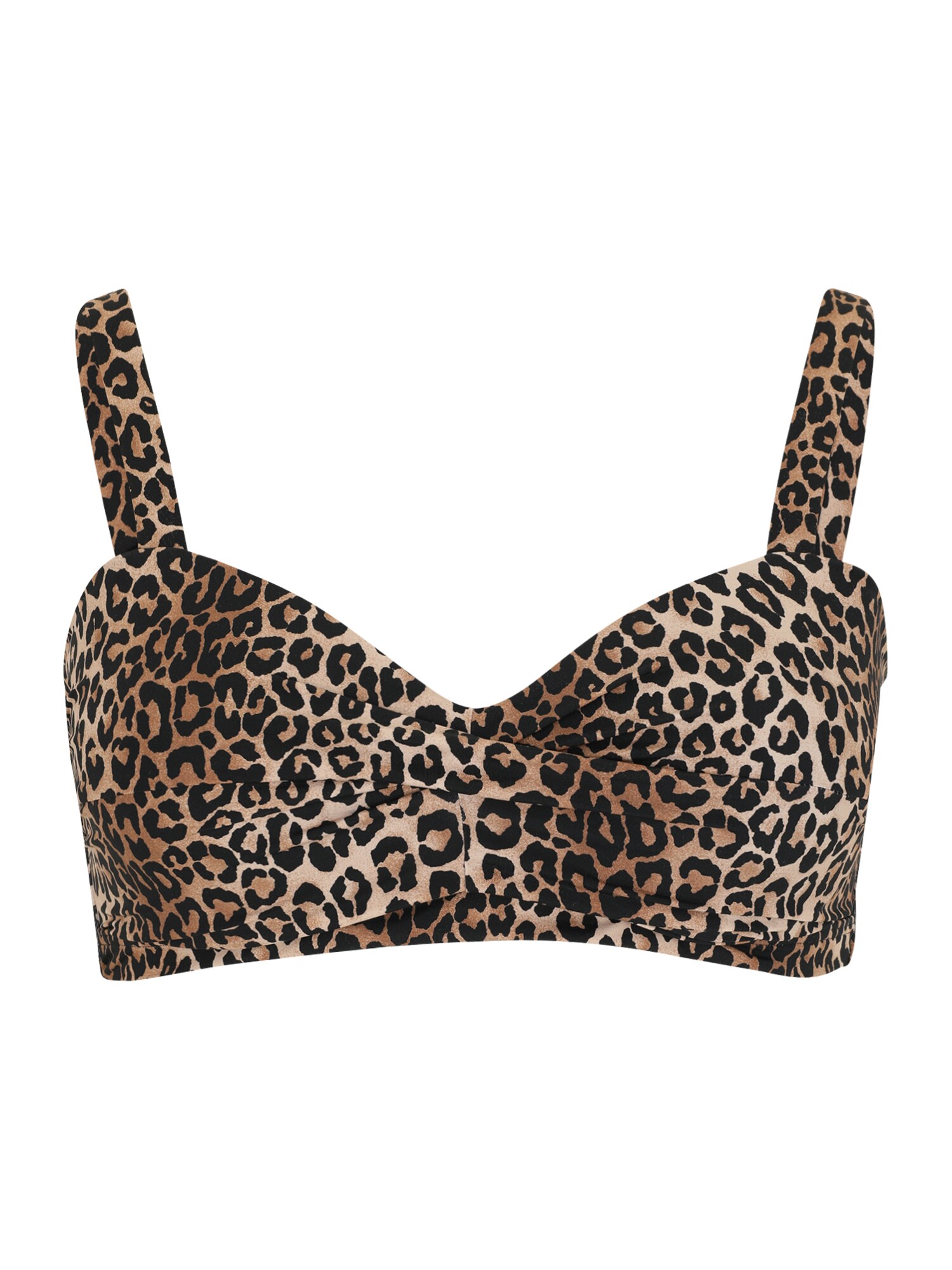 ONLY Carmakoma Bikini felső 'CARSOPHIA'  sötét bézs / brokát / fekete akciós termékkép 1