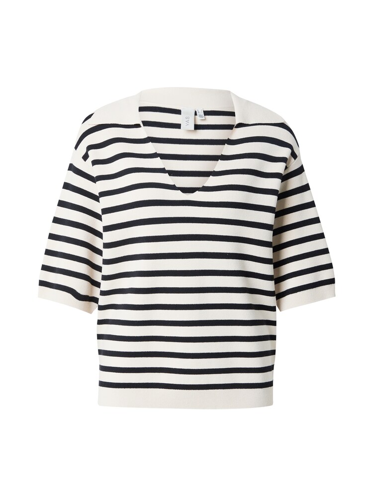 YAS Pullover 'YASFONNY' Damen Größe XXL creme / schwarz