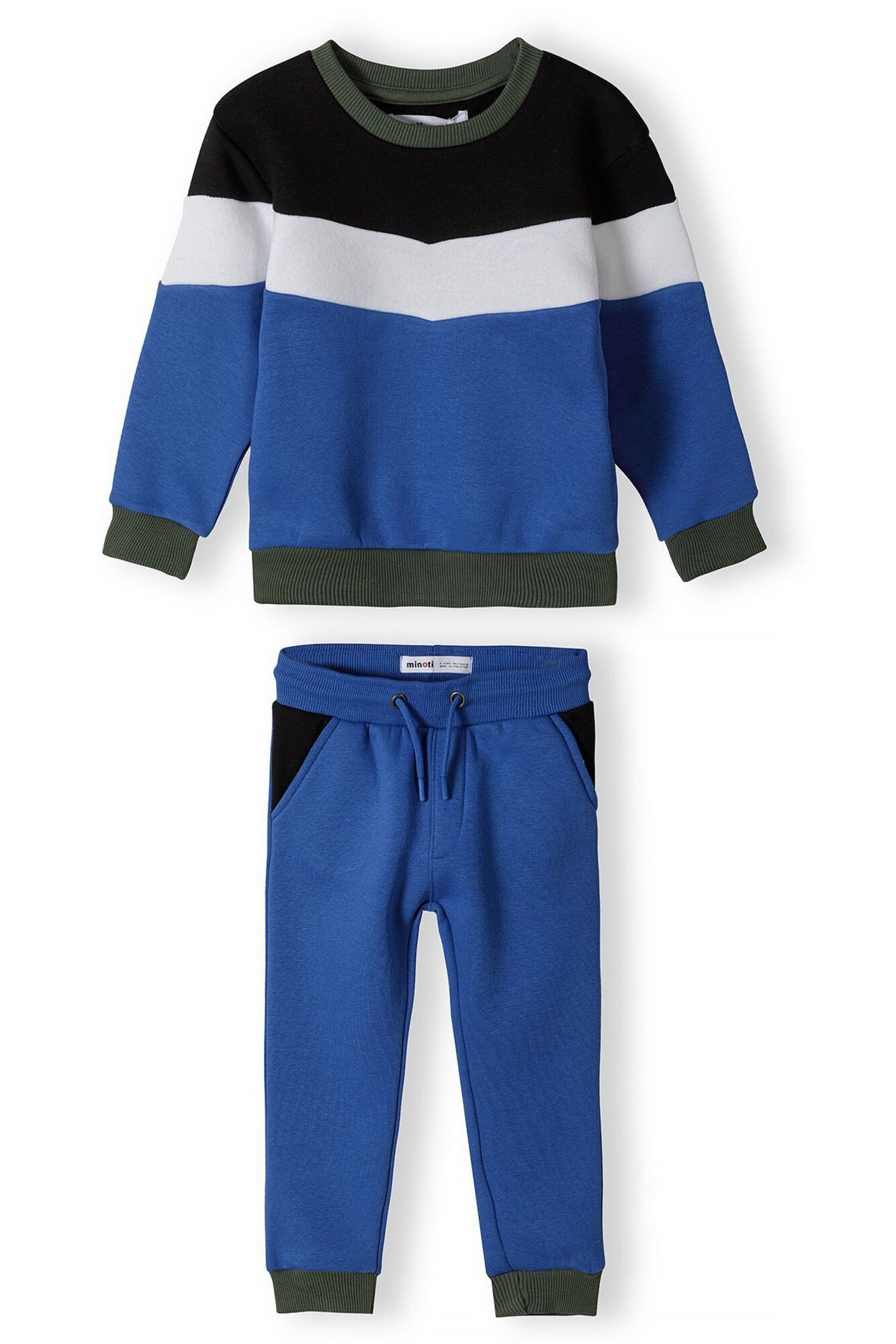 MINOTI Jogging ruhák  királykék / sötétszürke / fekete / fehér akciós termékkép 1