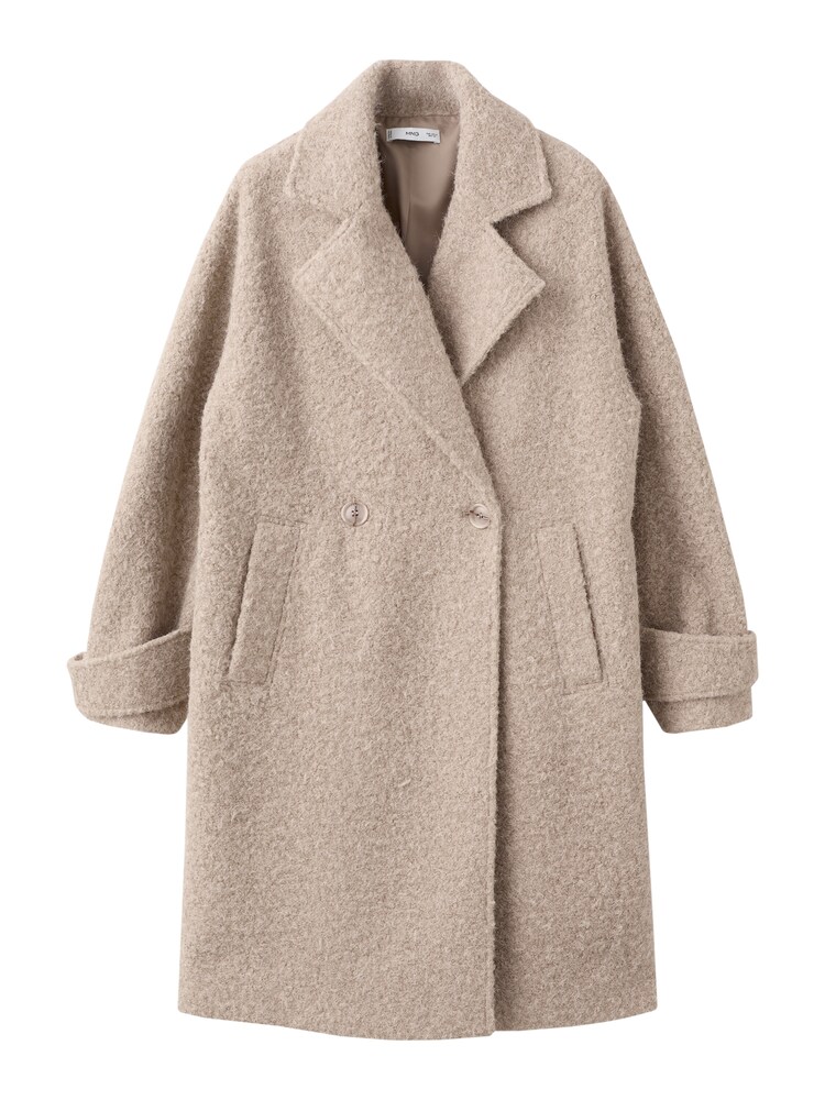 MANGO Mantel 'Finsti' Damen Größe XL beige