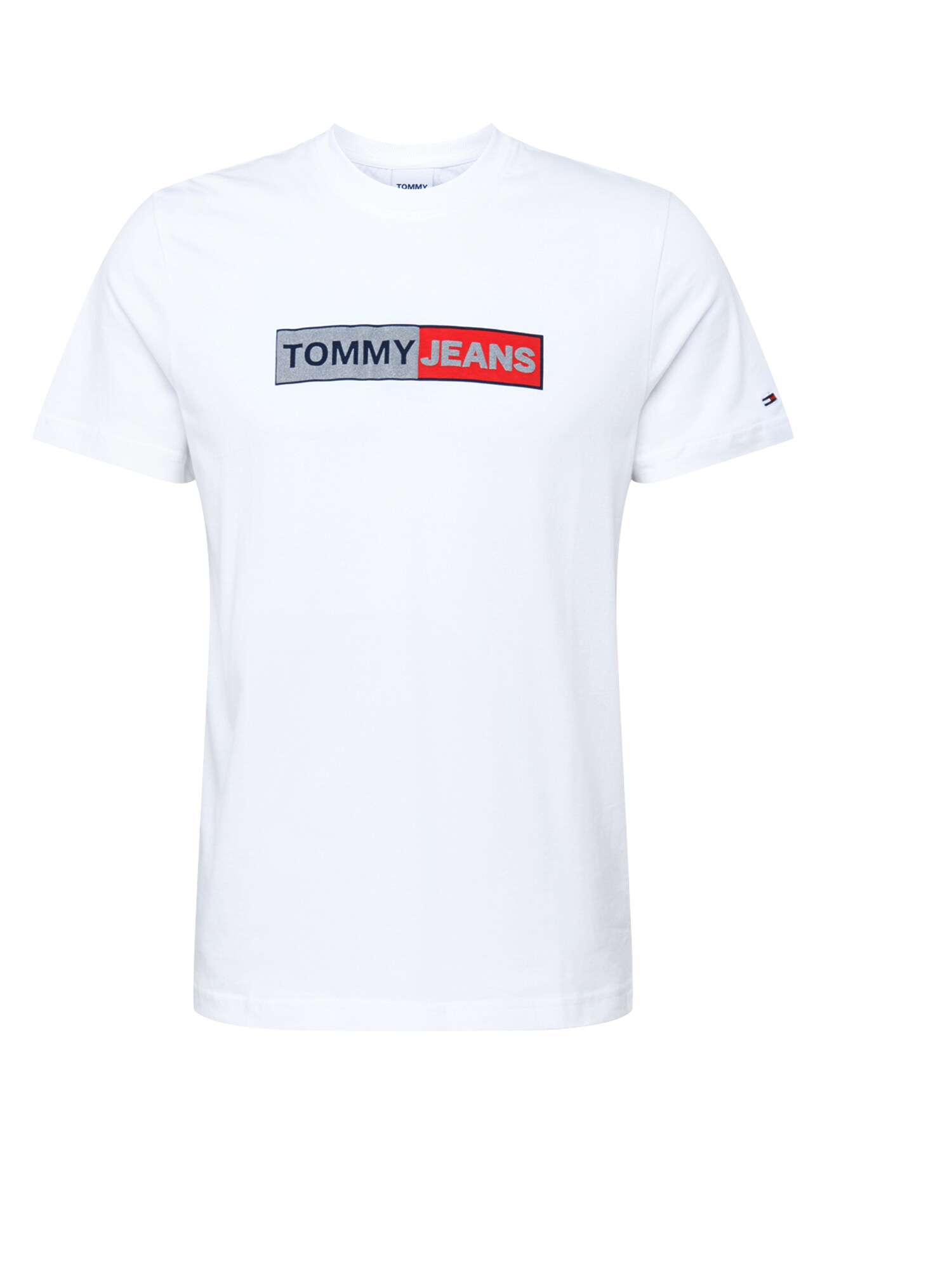 Tommy Jeans Marškinėliai  balta / mėlyna / raudona