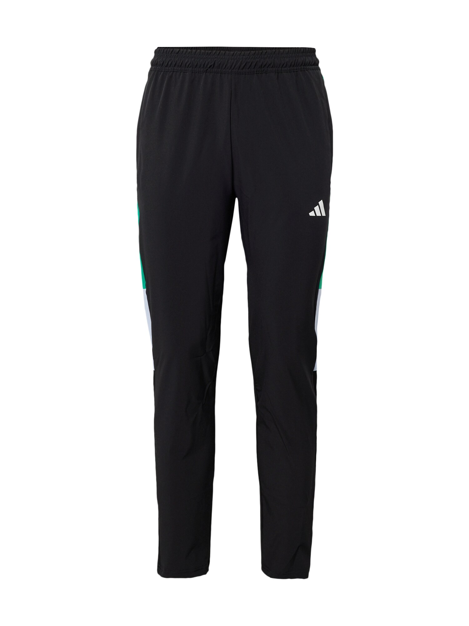 ADIDAS PERFORMANCE Спортен панталон  нефритено зелено / черно / бяло