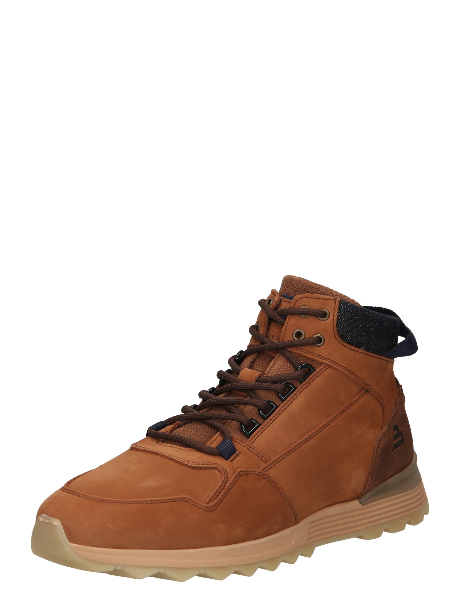BULLBOXER Botas com atacadores  castanho / conhaque / mosqueado preto