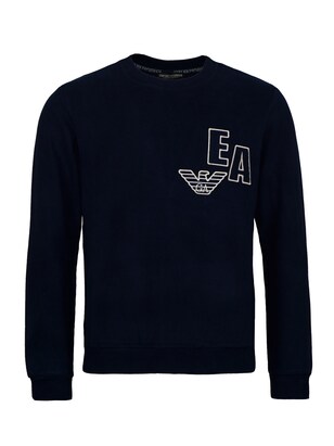 Emporio Armani Sweatshirt Navy / Wit