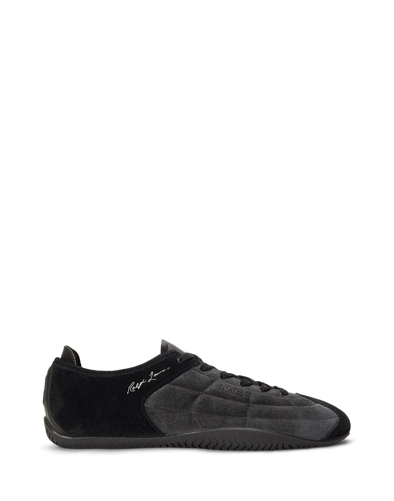 Polo Ralph Lauren Zapatillas deportivas bajas 'RACER'  gris oscuro / negro – imagen 4