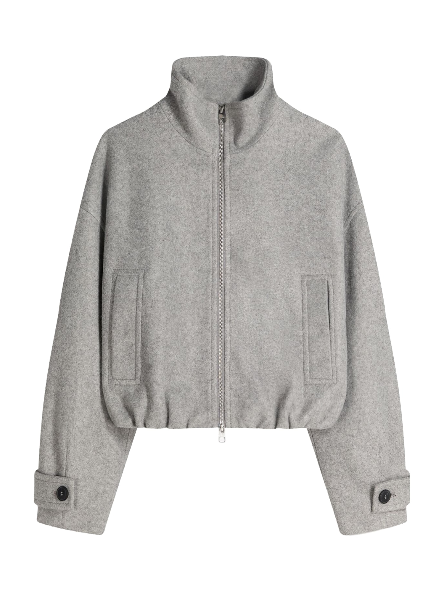 Bershka Geacă de primăvară-toamnă CAZADORA  gri amestecat