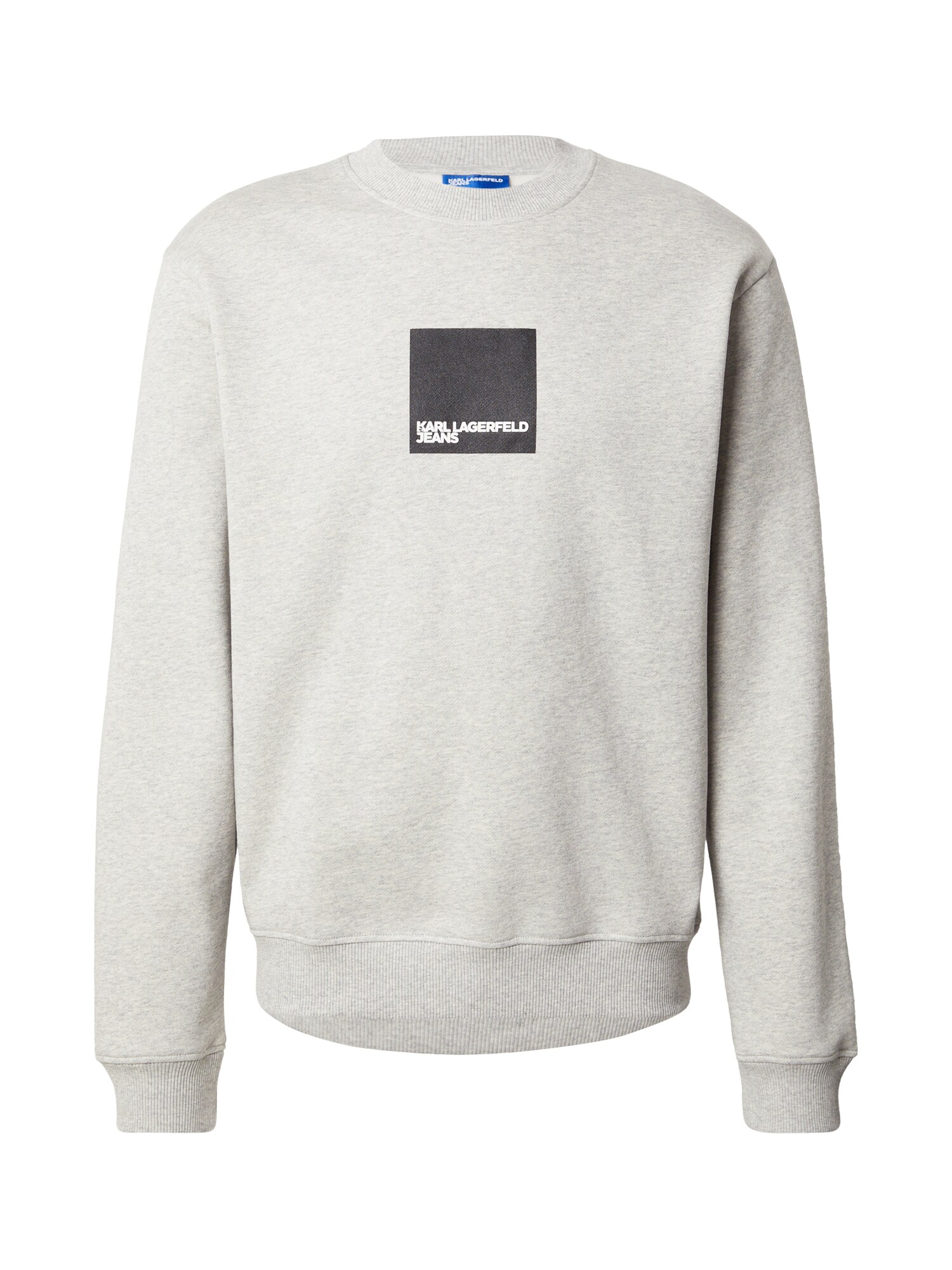 KARL LAGERFELD JEANS Bluză de molton  gri amestecat / negru