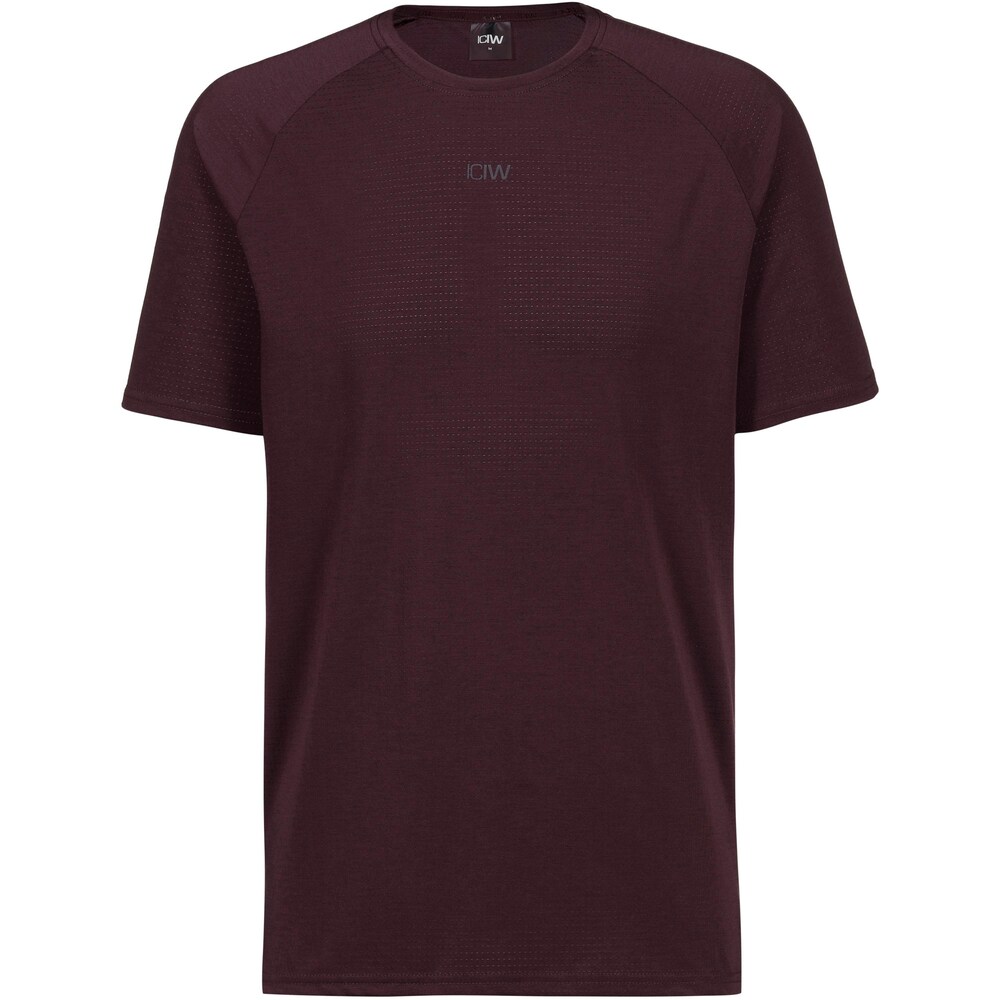 ICANIWILL Funktionsshirt 'Stride' Herren Größe M bordeaux