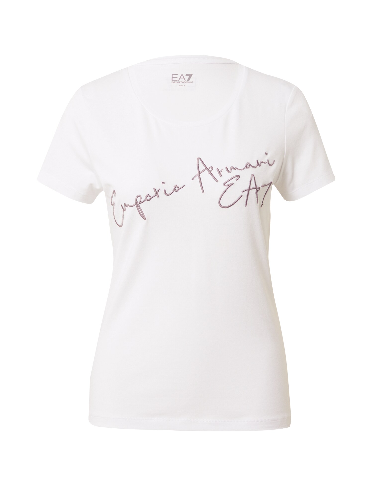 EA7 Emporio Armani Majica  temno siva / bela