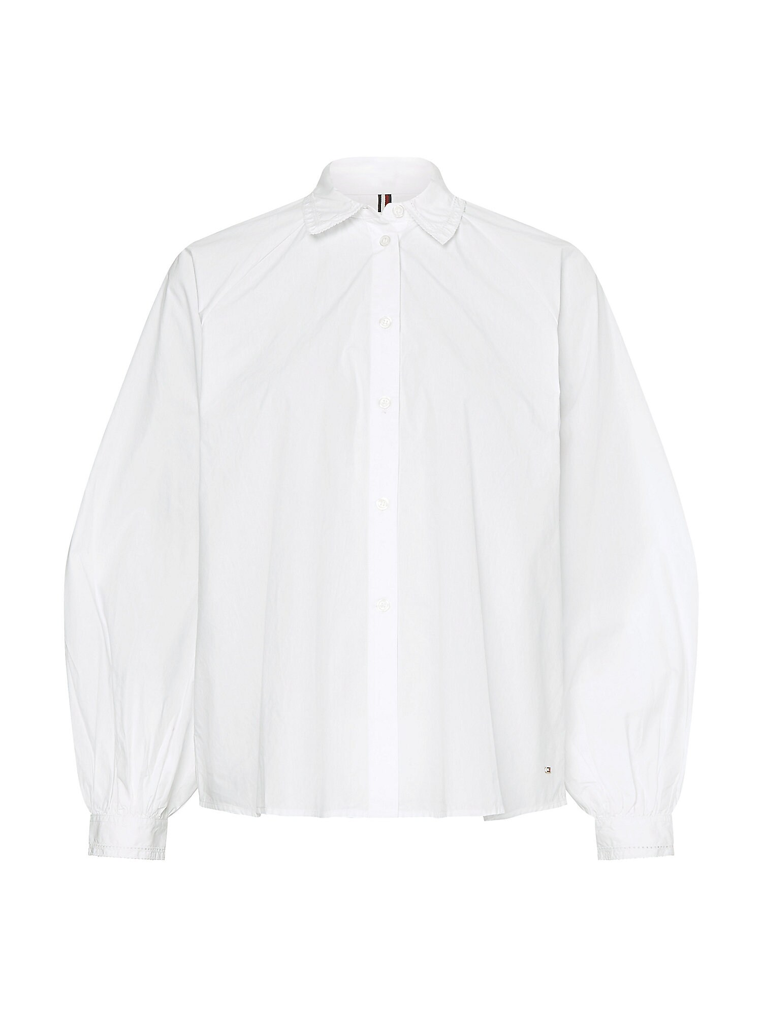 Tommy Hilfiger TOMMY HILFIGER Bluse weiß