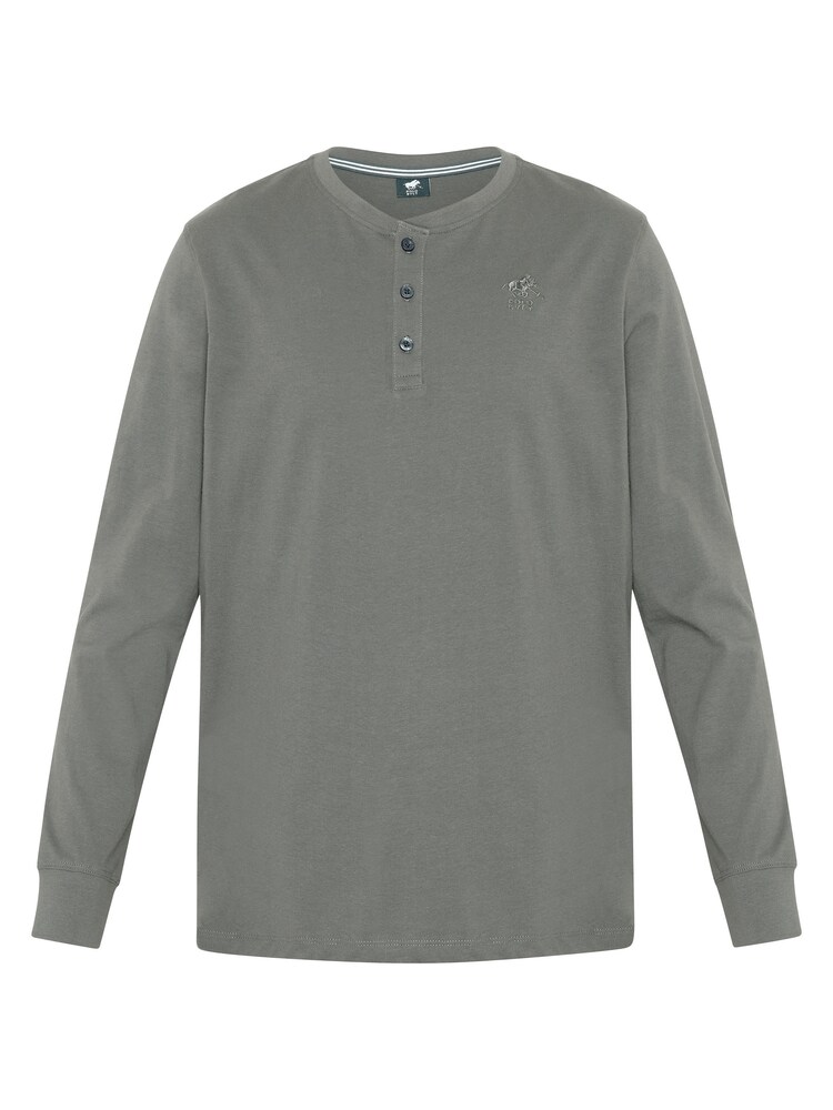 Polo Sylt Shirt Herren Größe L grau
