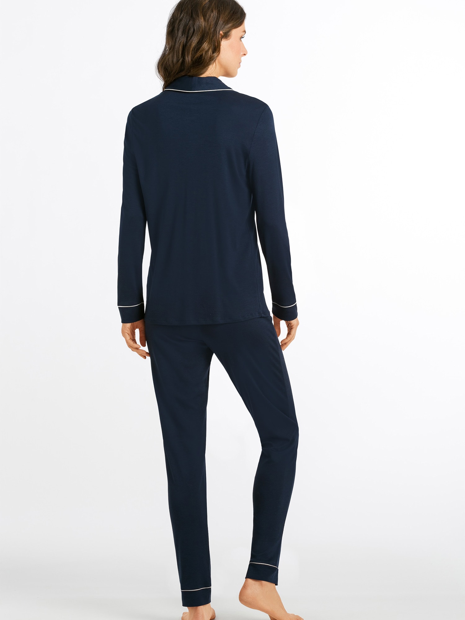 Thumbnail - Hanro Langarm Pyjama Natural Comfort