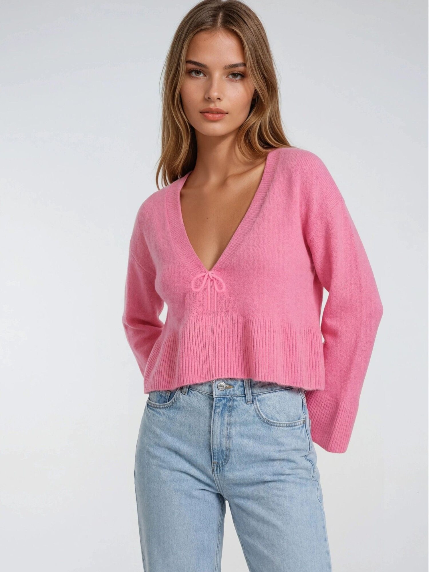 MixRay Pulover 'Pullover' puder roza
