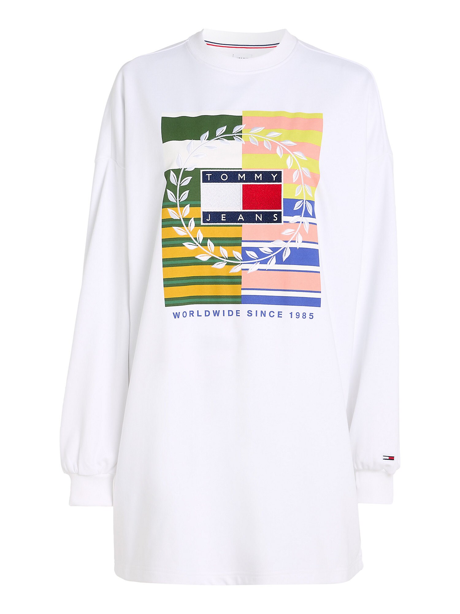 Tommy Jeans Šaty  zmiešané farby / biela