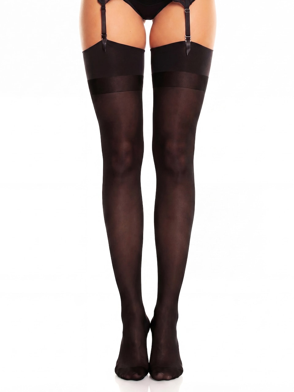 Stay-ups 'Noir 60 Microfaser Strapse'