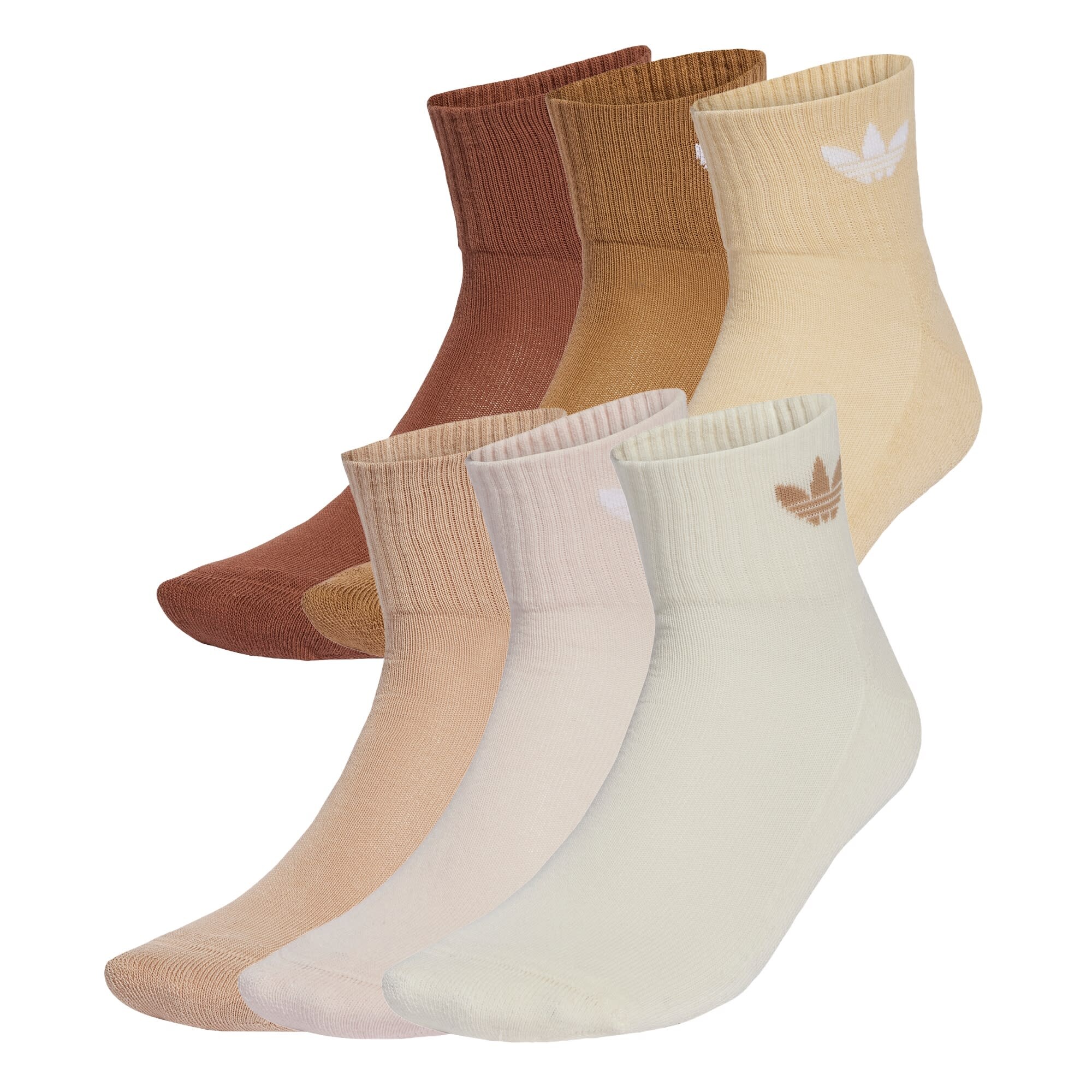 ADIDAS ORIGINALS Șosete  culoarea pielii / șamoa / maro / castaniu / roz pastel / alb