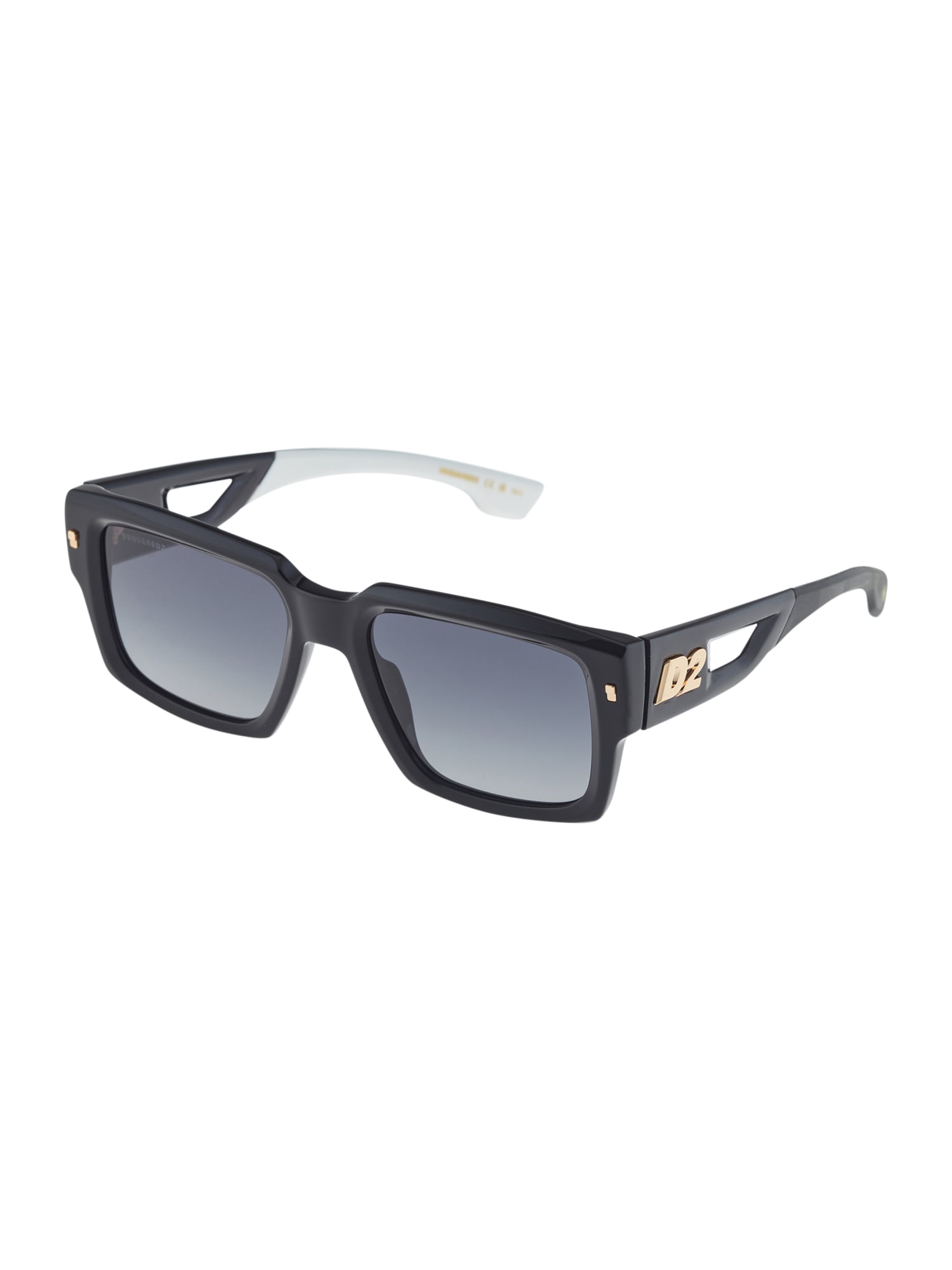 DSQUARED2 Ochelari de soare  auriu / negru