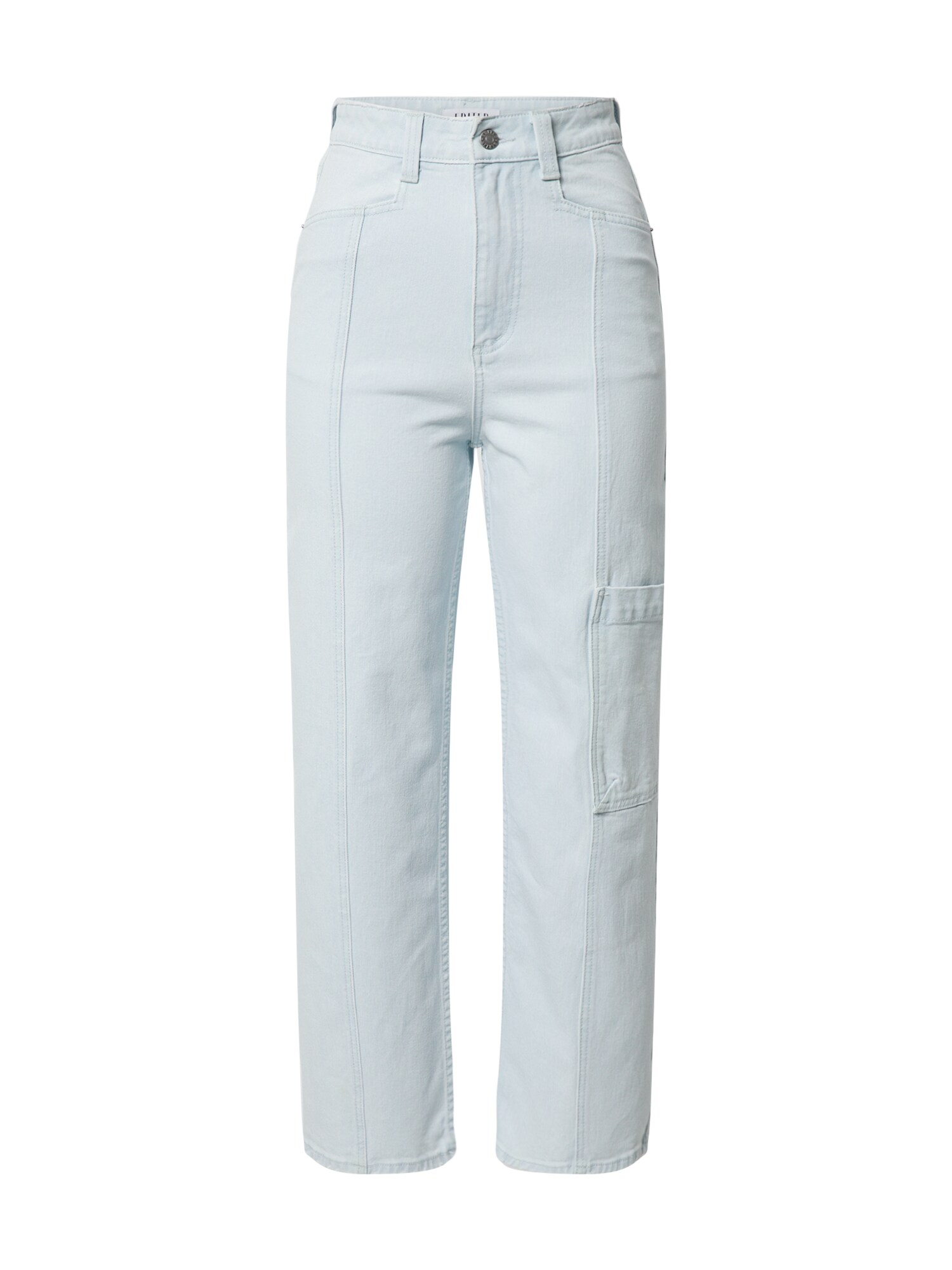 EDITED Rifľové kapsáče 'Adelee'  modrá denim