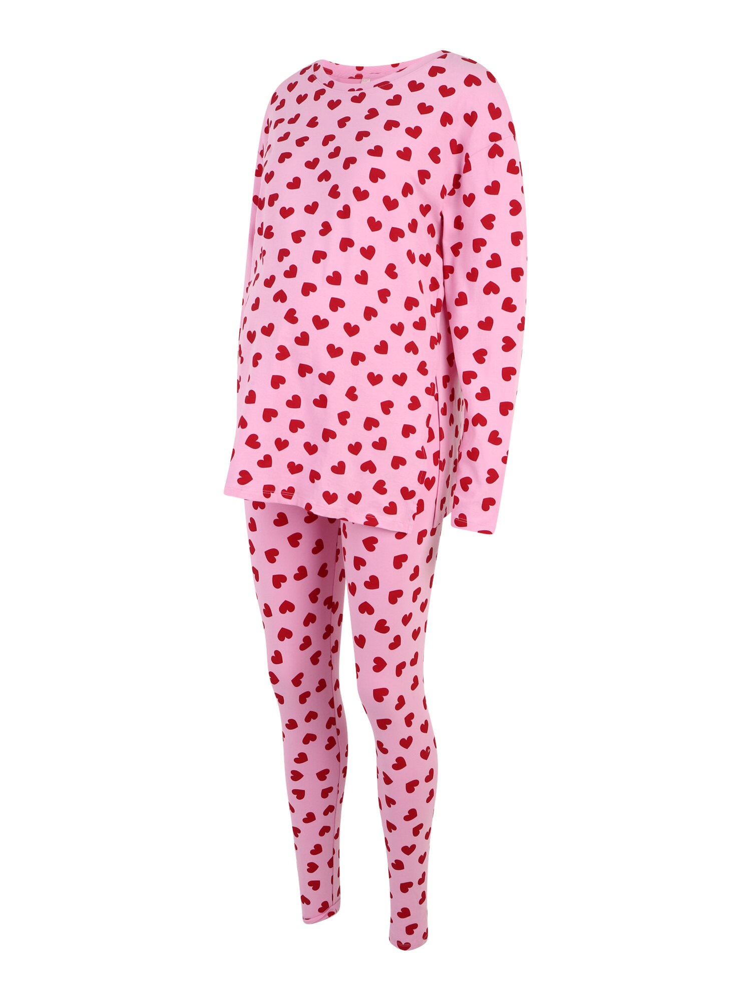 Lindex Maternity Pijama  rosa claro / vermelho