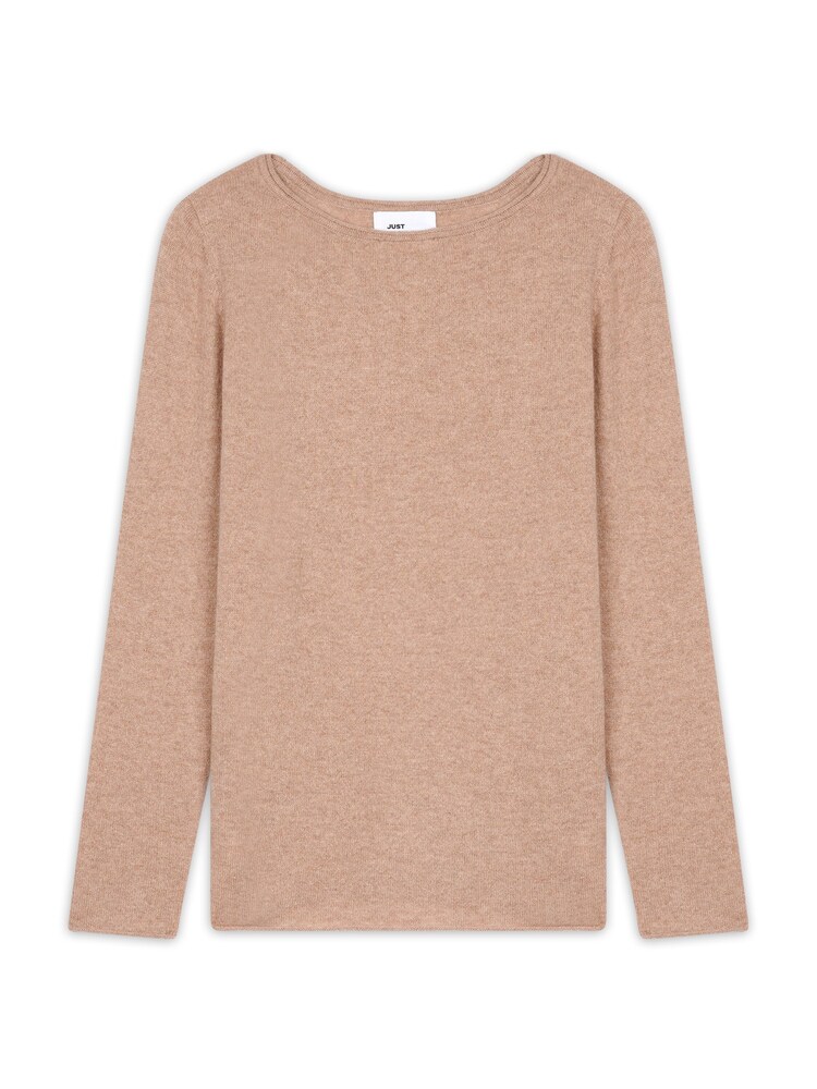 JUST CASHMERE Pullover 'Grace' Damen Größe S camel