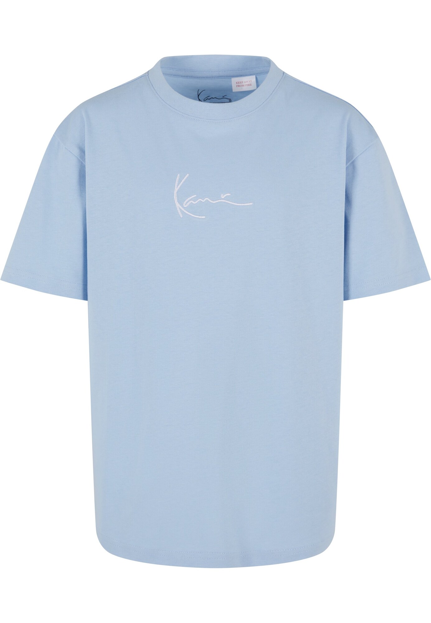 Karl Kani Tricou 'Essential'  albastru deschis / alb murdar