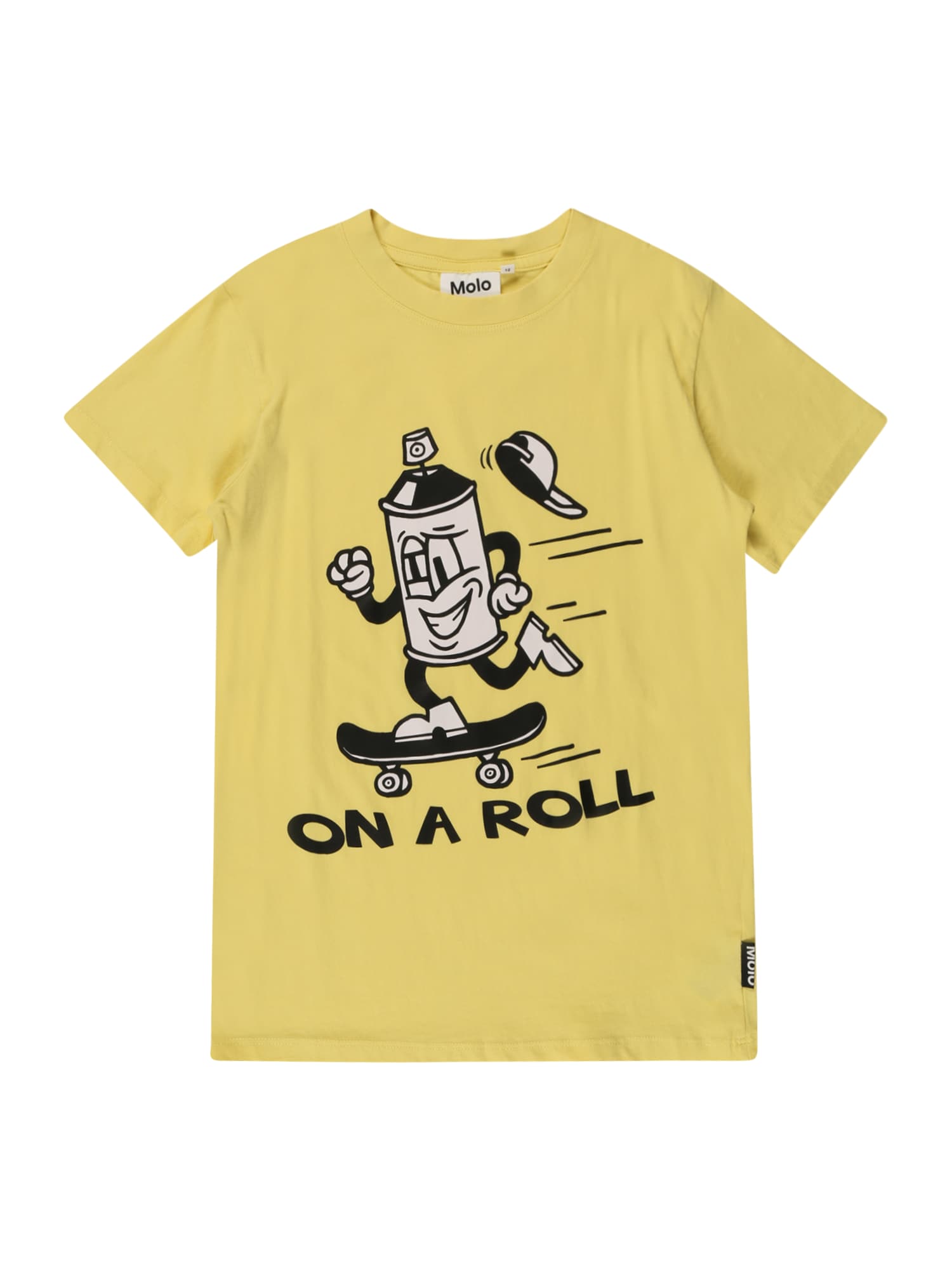 Molo Marškinėliai 'Road' geltona / juoda / balta