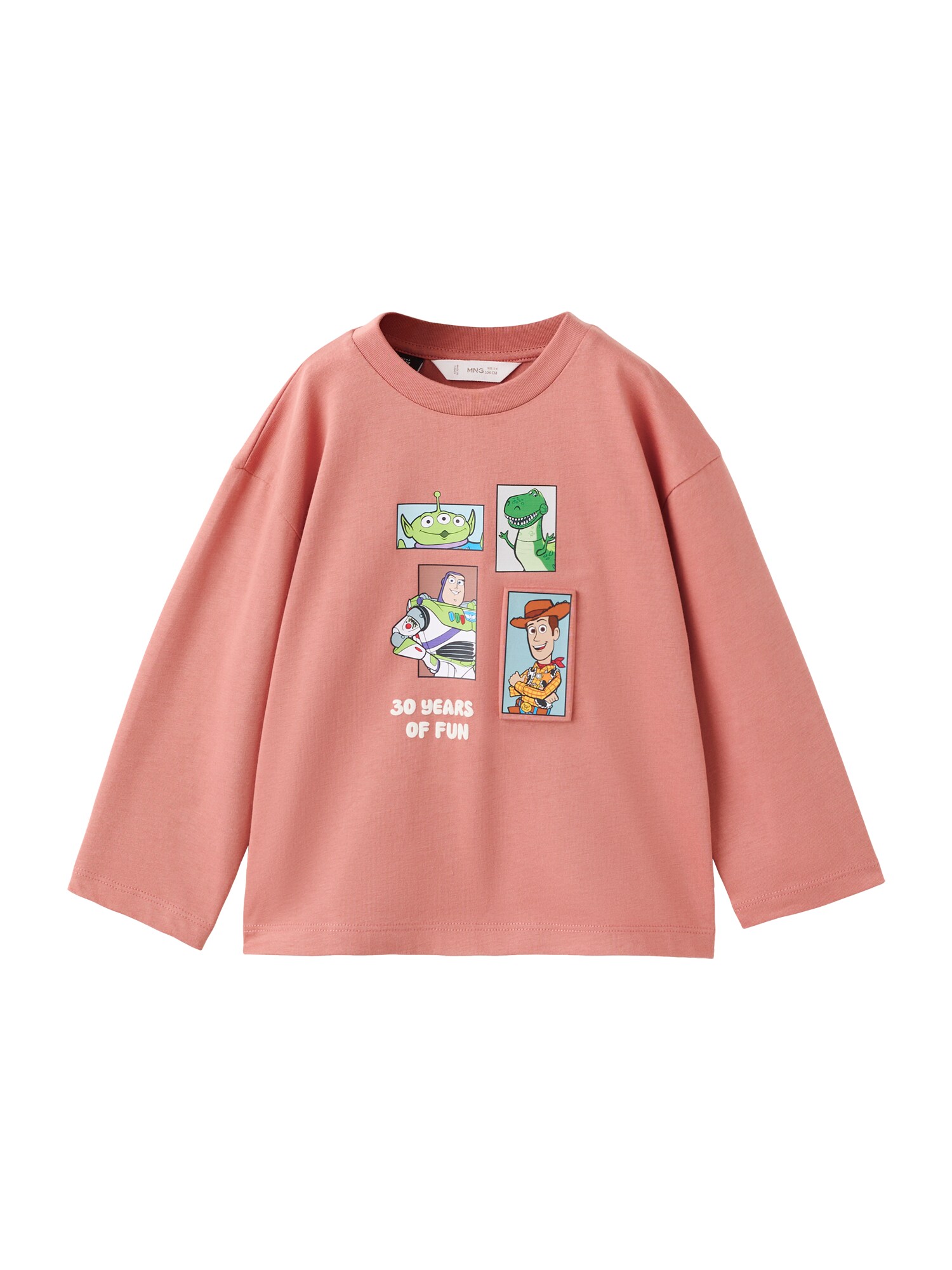 MANGO KIDS Tricou TOYFUN  verde / portocaliu / alb