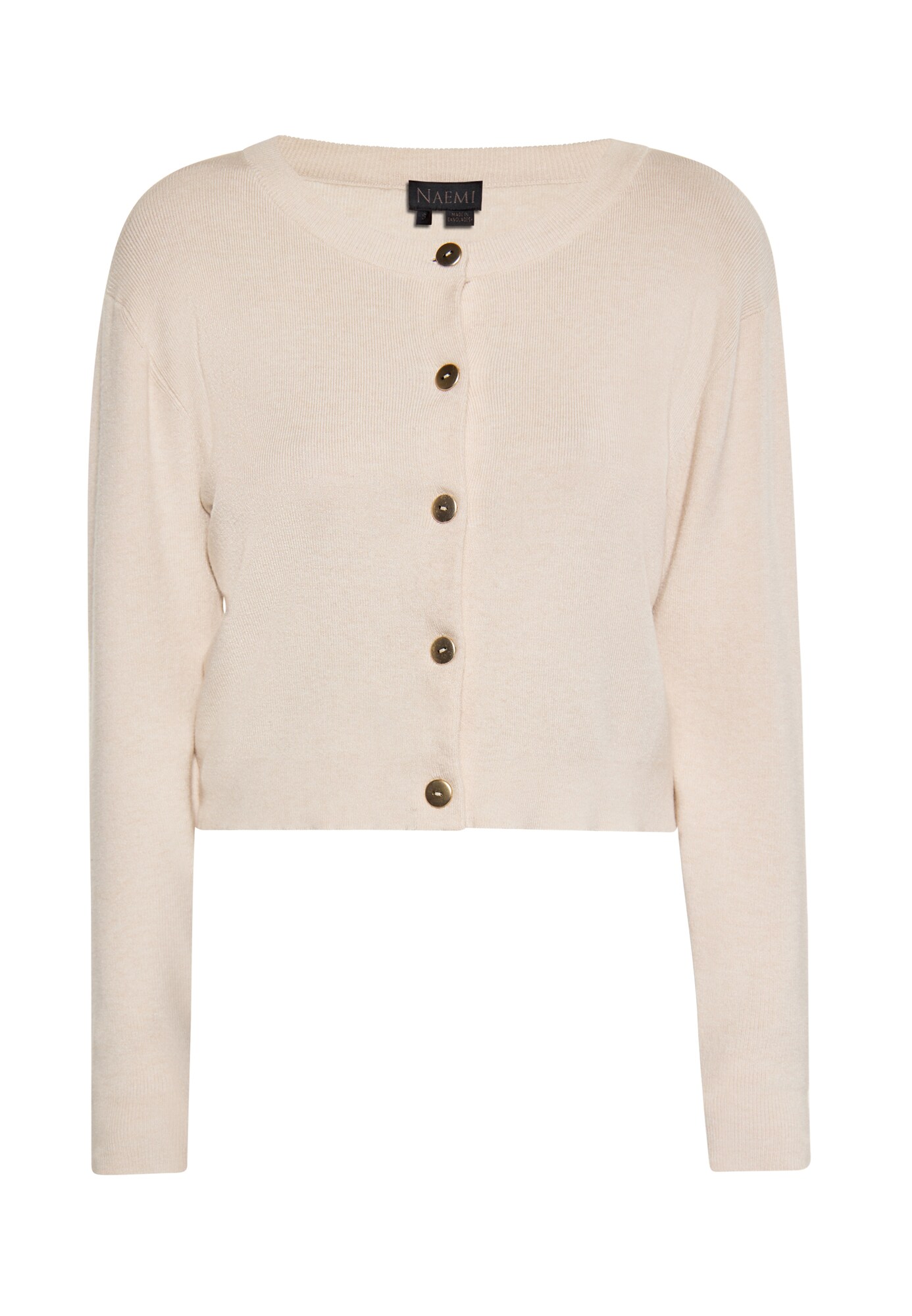 NAEMI Cárdigan beige claro / oro
