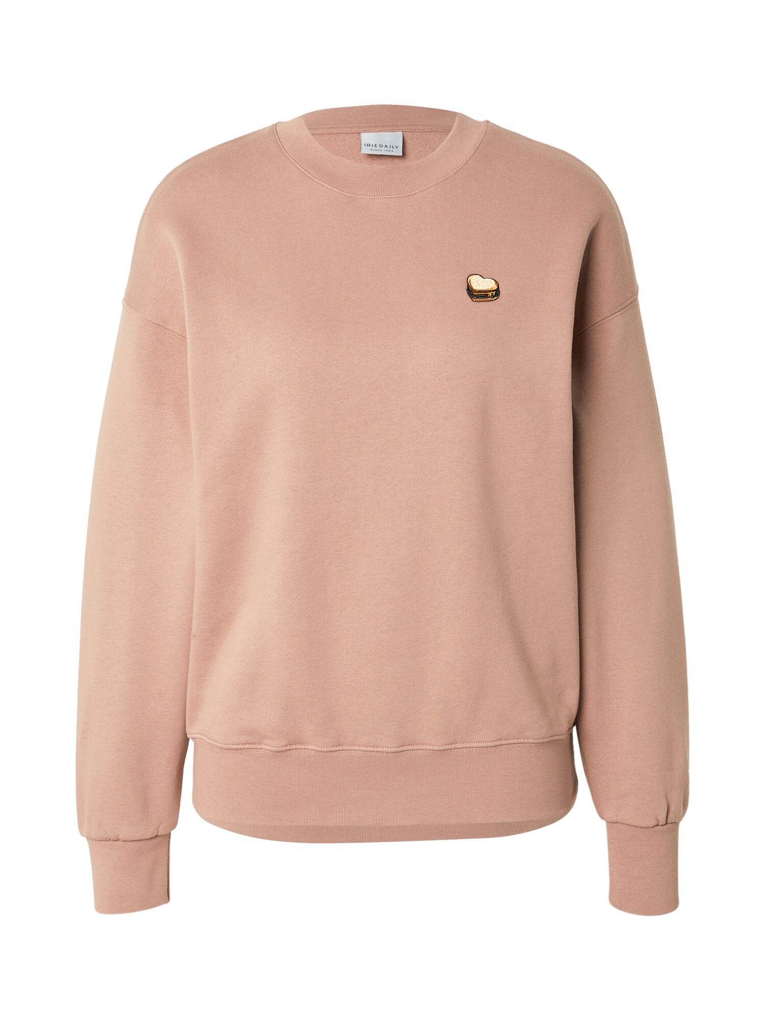 Iriedaily Bluză de molton Burger Love  roz pudră